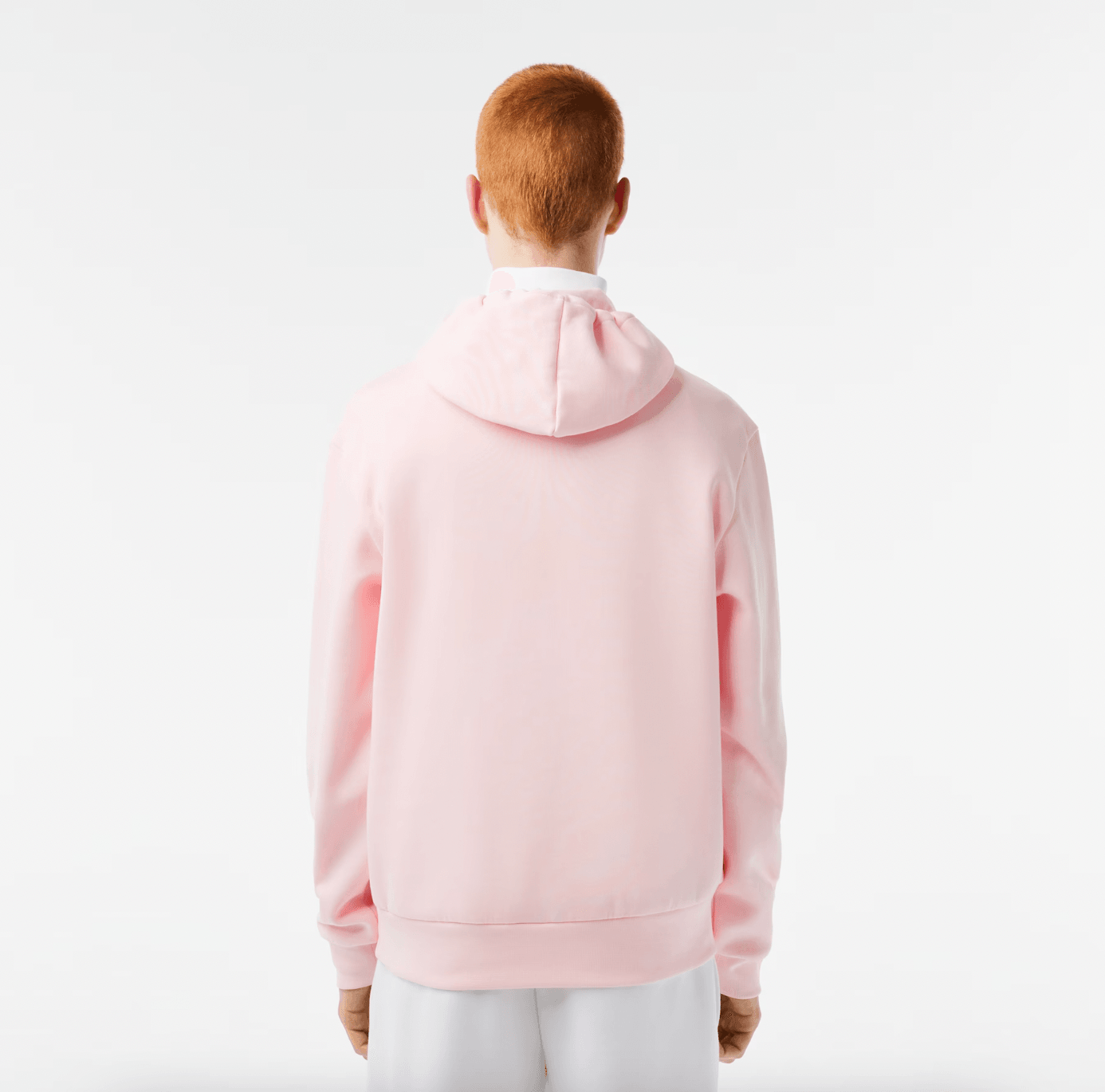 Sweat à capuche Lacoste rose