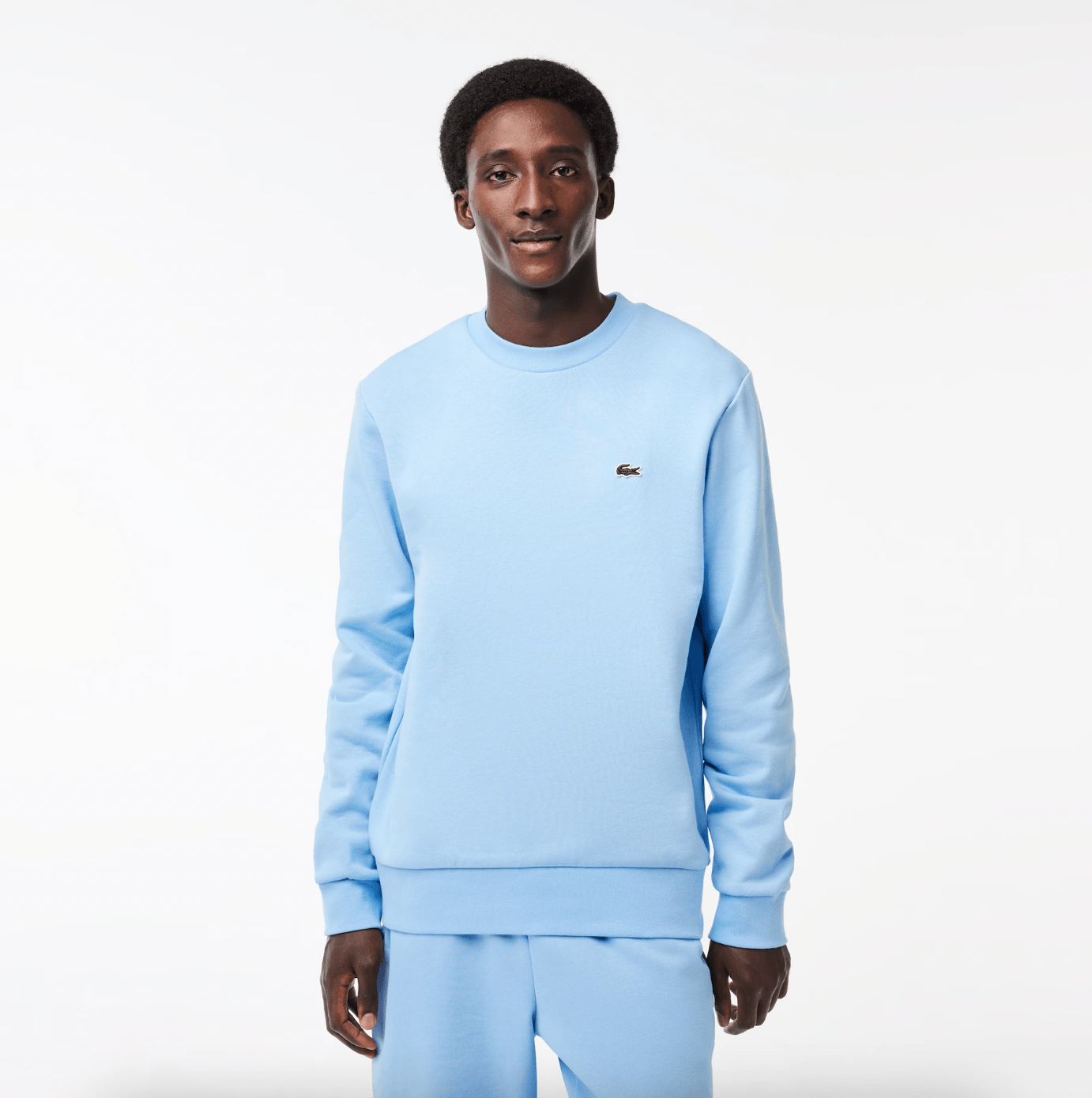 Sweat Lacoste bleu clair