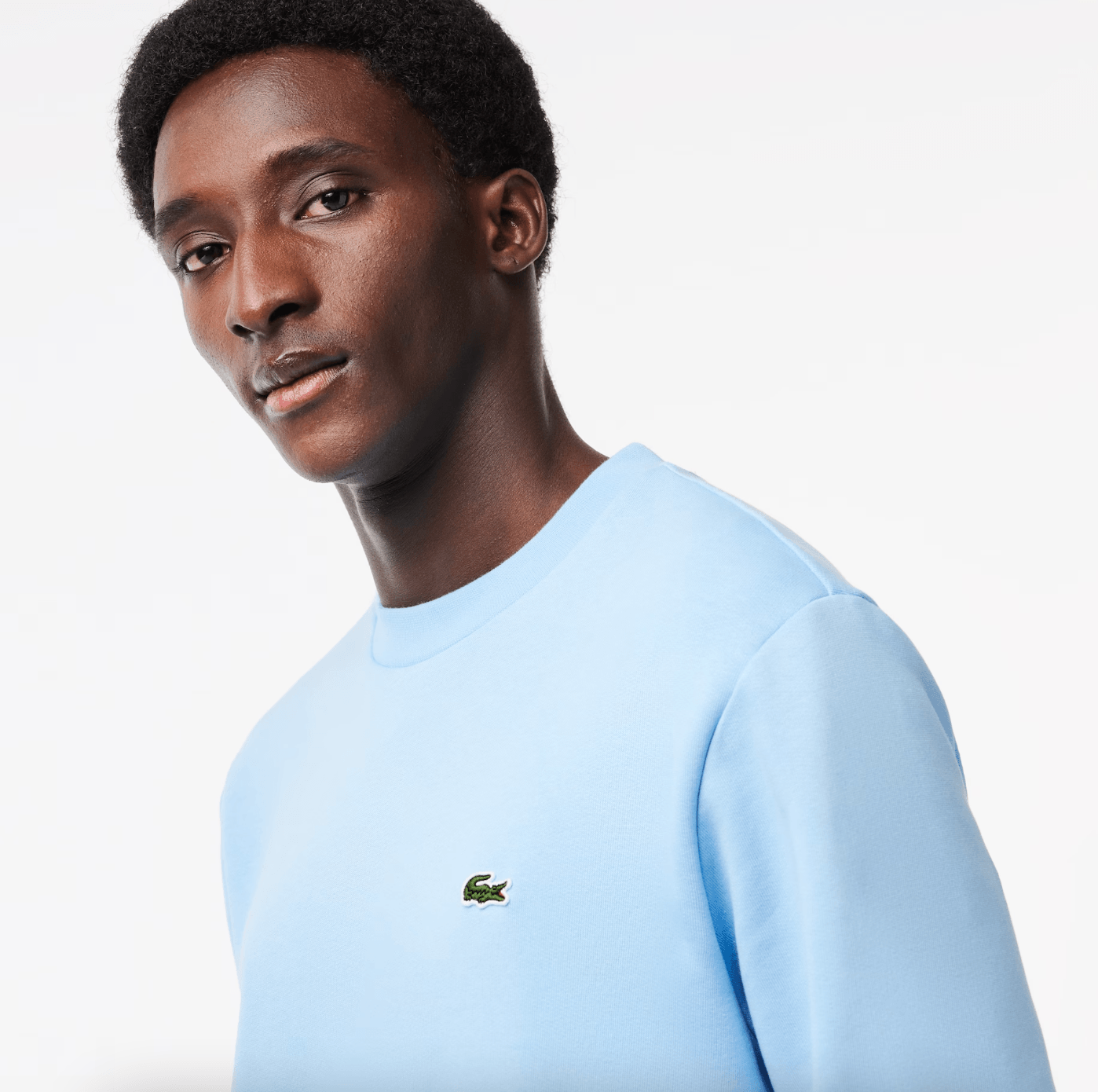Sweat Lacoste bleu clair
