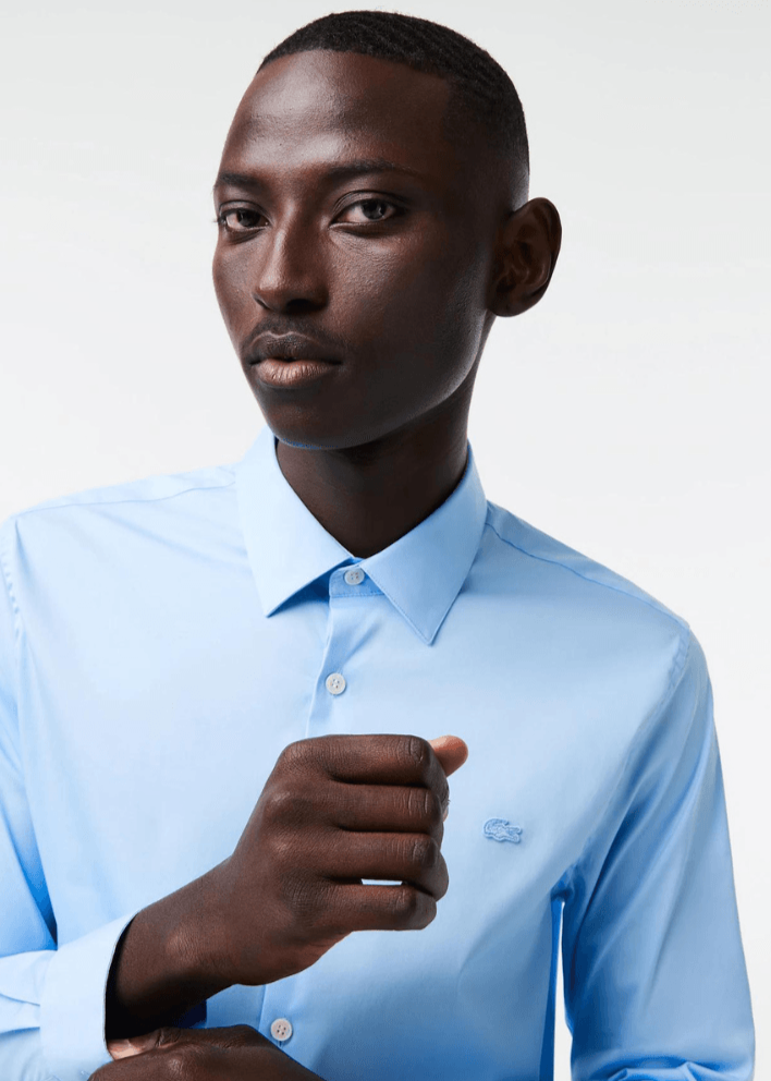 Chemise Lacoste Ajustée bleue