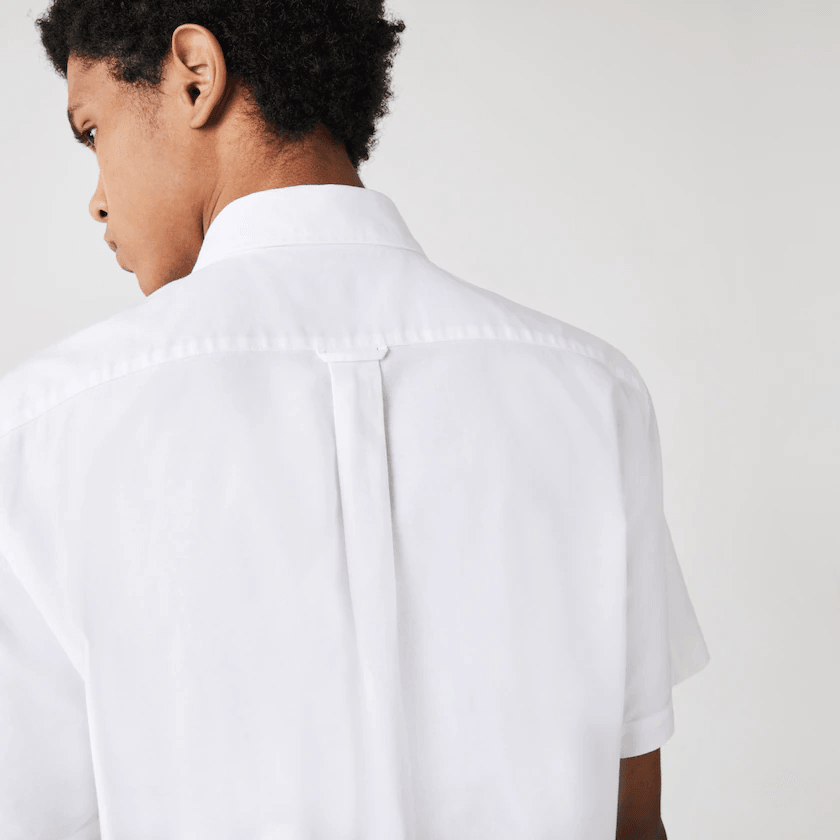 Chemise manches courtes Lacoste blanche