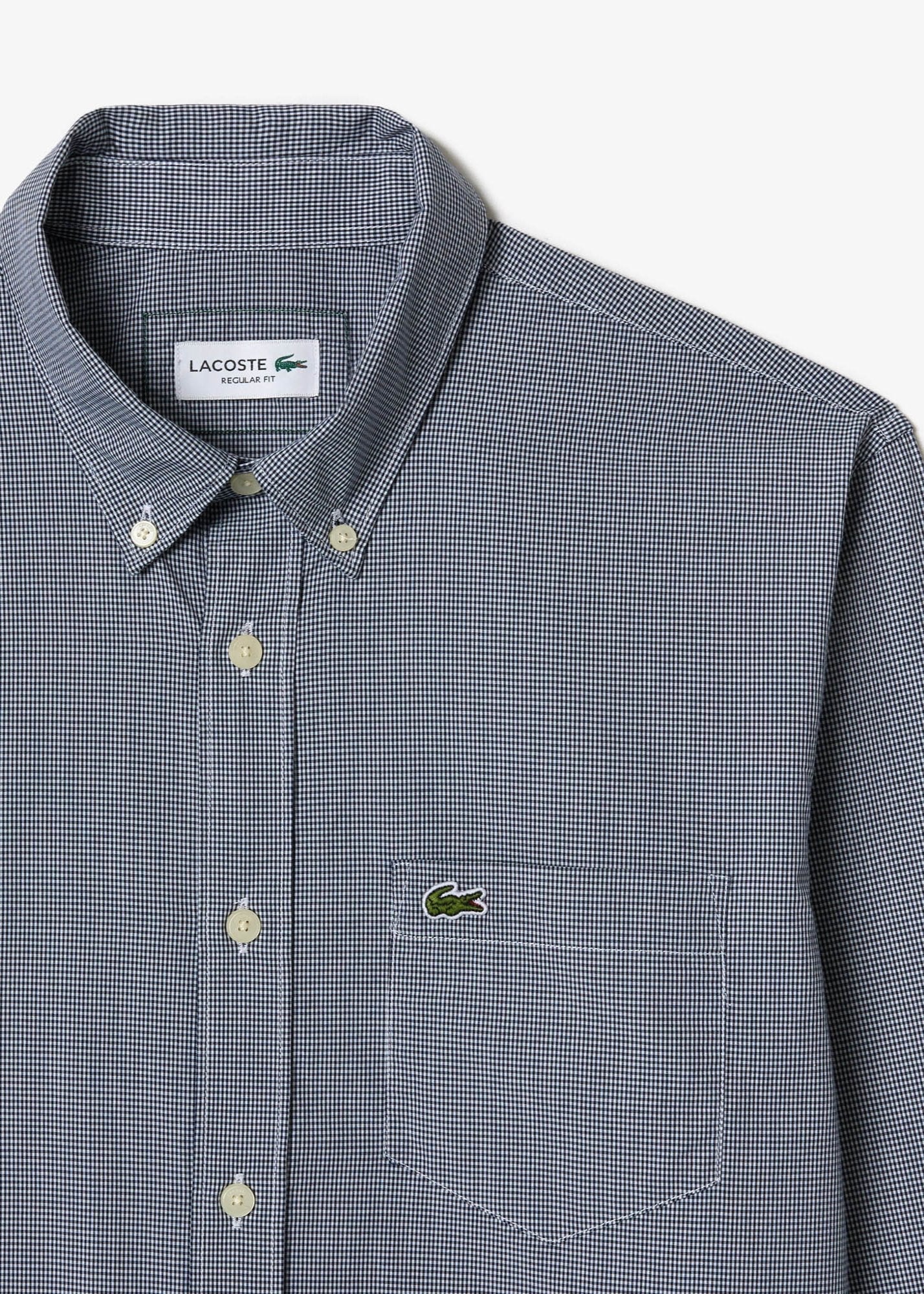 Chemise vichy Lacoste marine