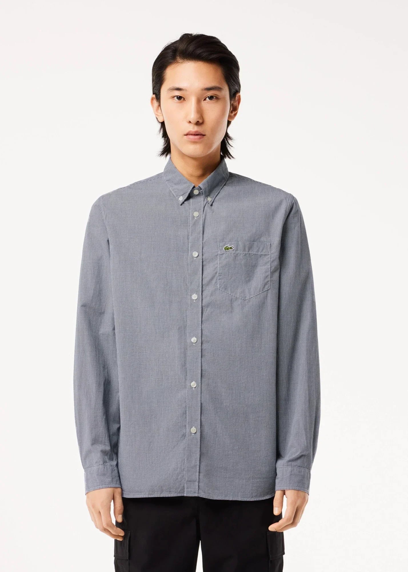 Chemise vichy Lacoste marine