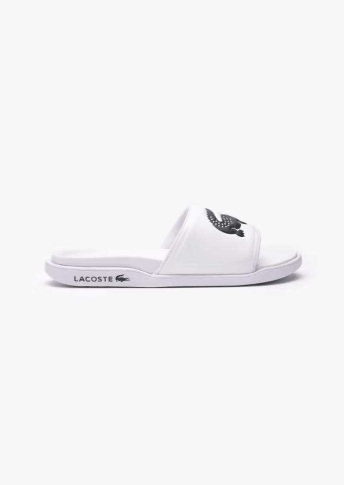 Claquettes Lacoste blanches