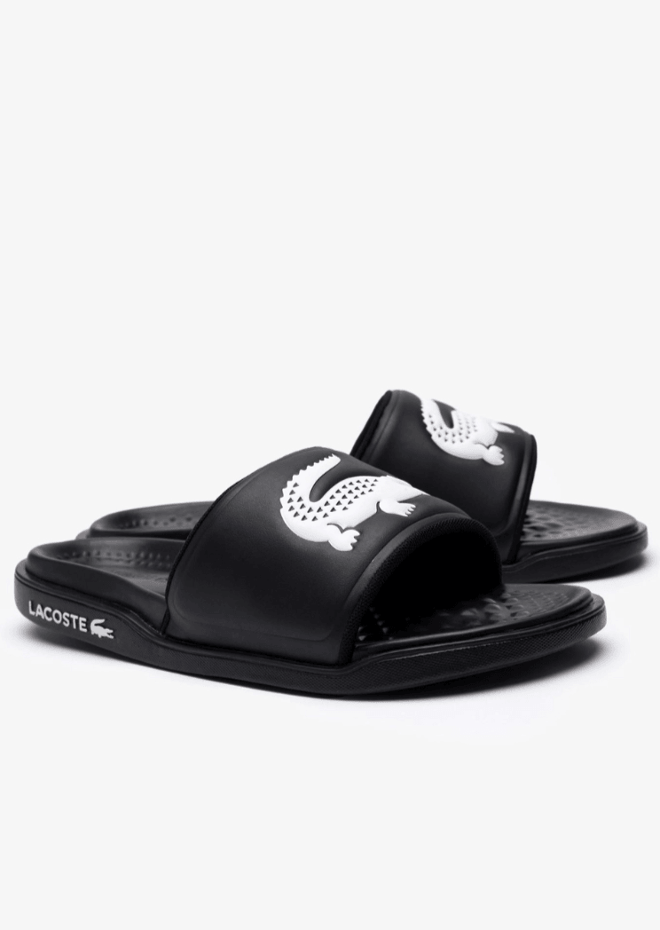 Claquettes Lacoste noires