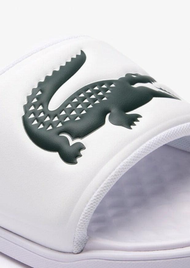 Claquettes Lacoste blanches