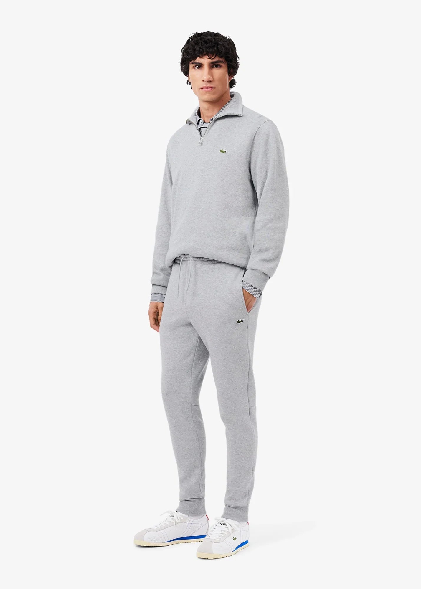 Pantalon de jogging Lacoste gris