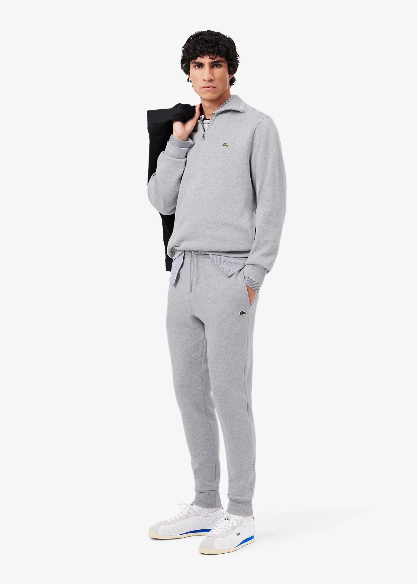 Pantalon de jogging Lacoste gris