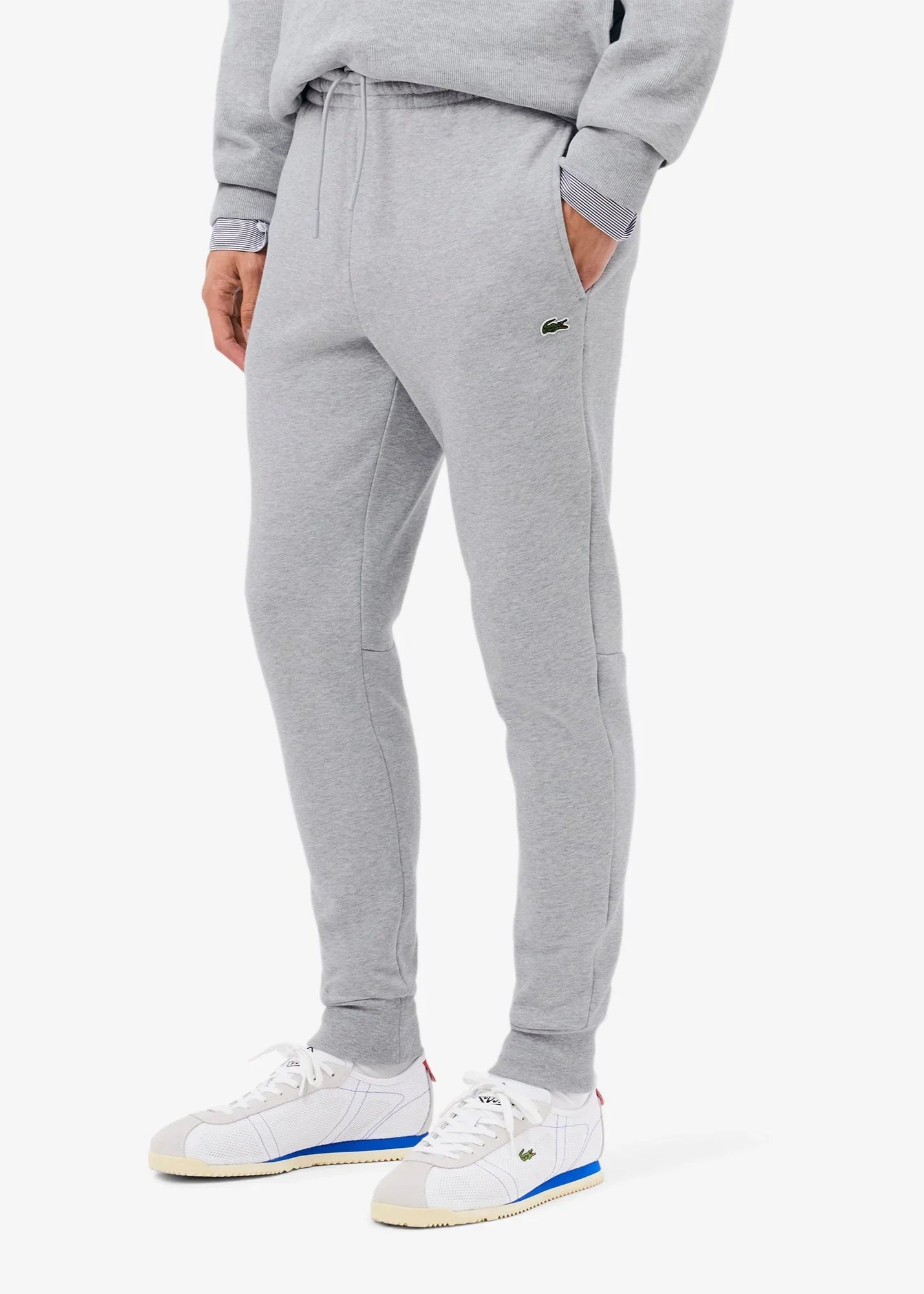 Pantalon de jogging Lacoste gris