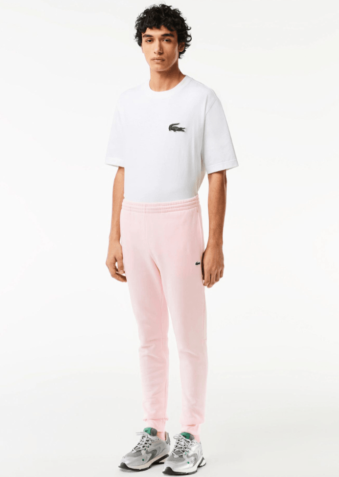 Pantalon de jogging Lacoste rose