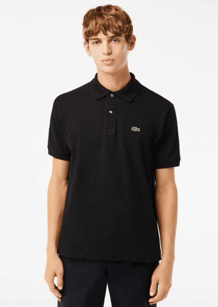 Polo L.12.12 Lacoste noir