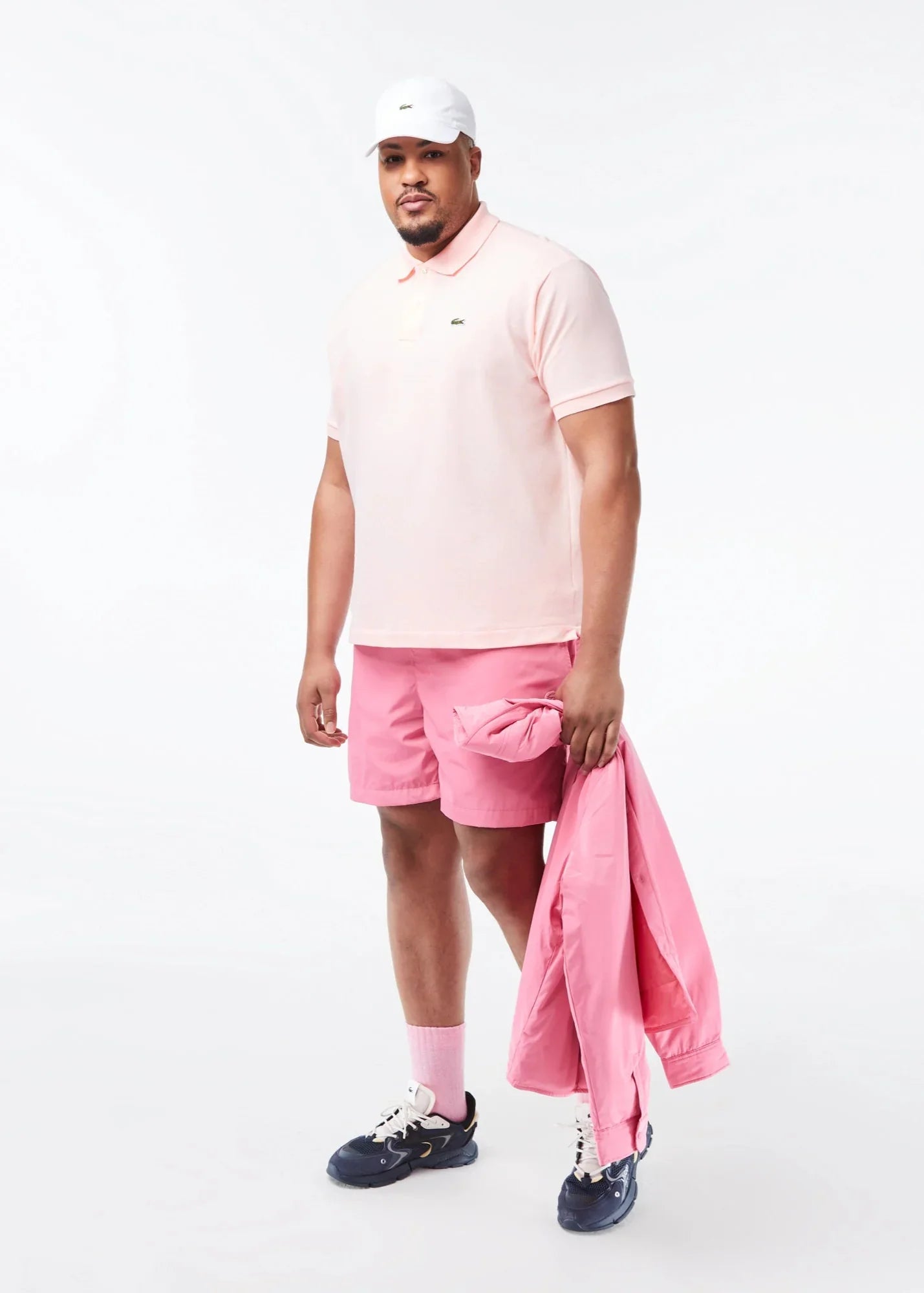 Polo L.12.12 Lacoste rose clair