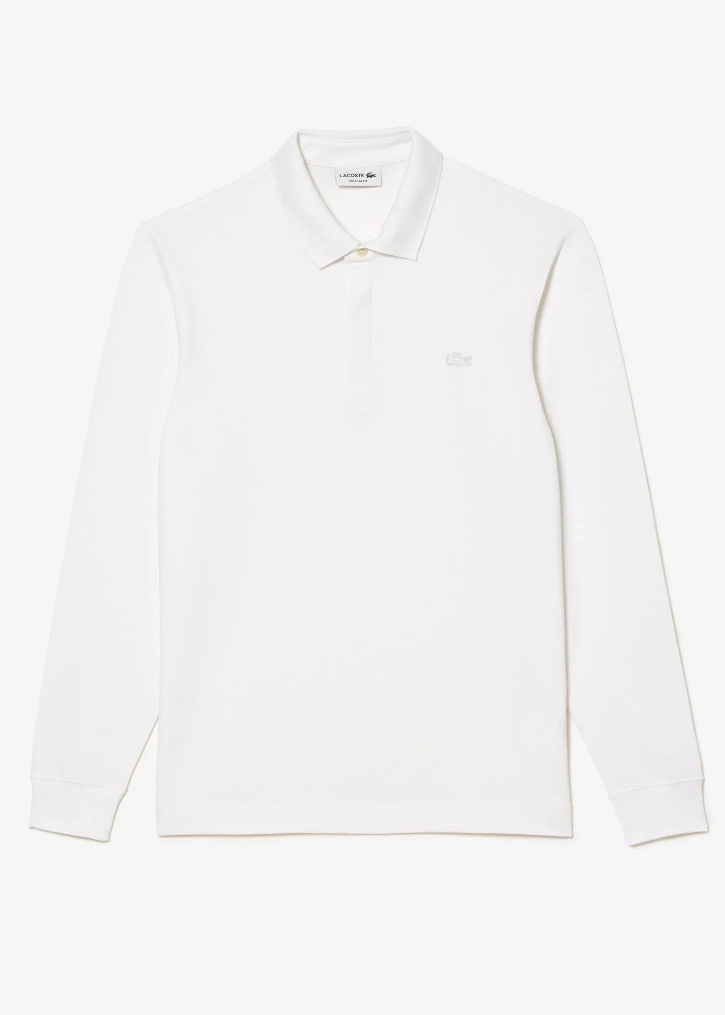 Polo Paris manches longues Lacoste blanc