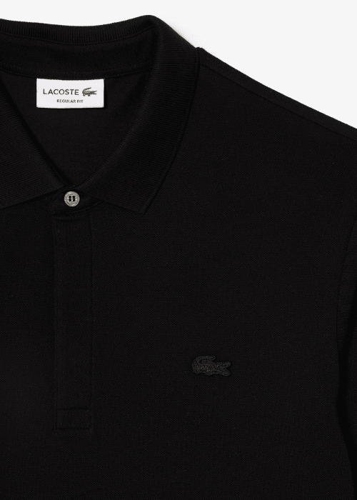 Polo Paris manches longues Lacoste noir