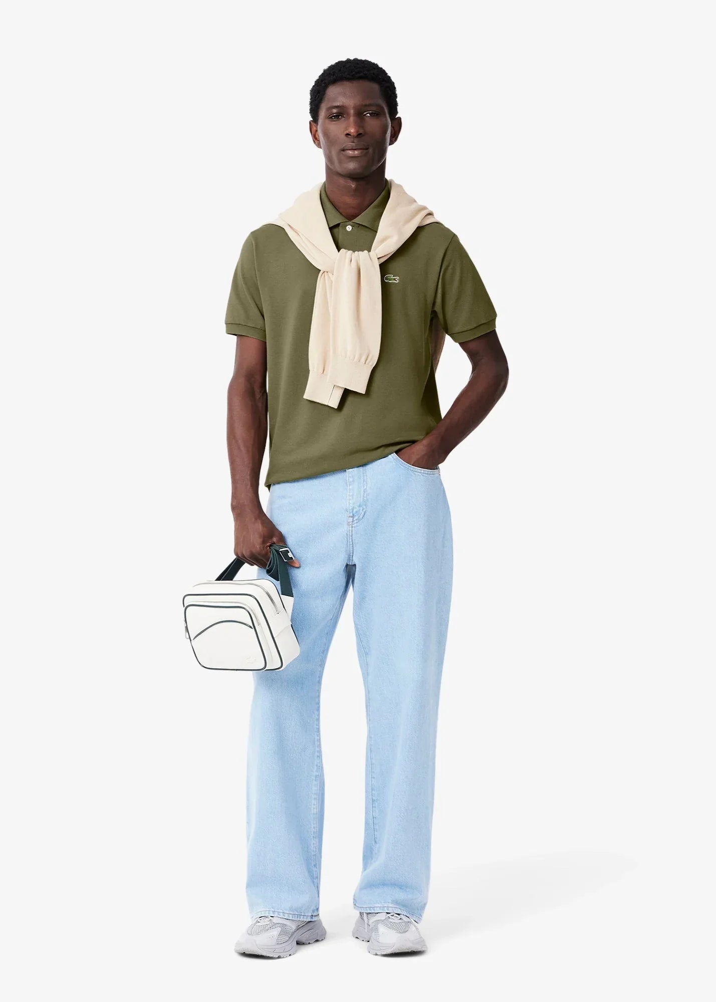 Polo L.12.12 Lacoste kaki