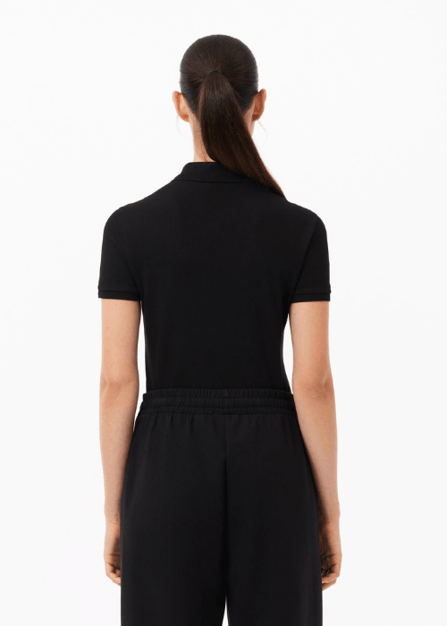 Polo femme Lacoste noir