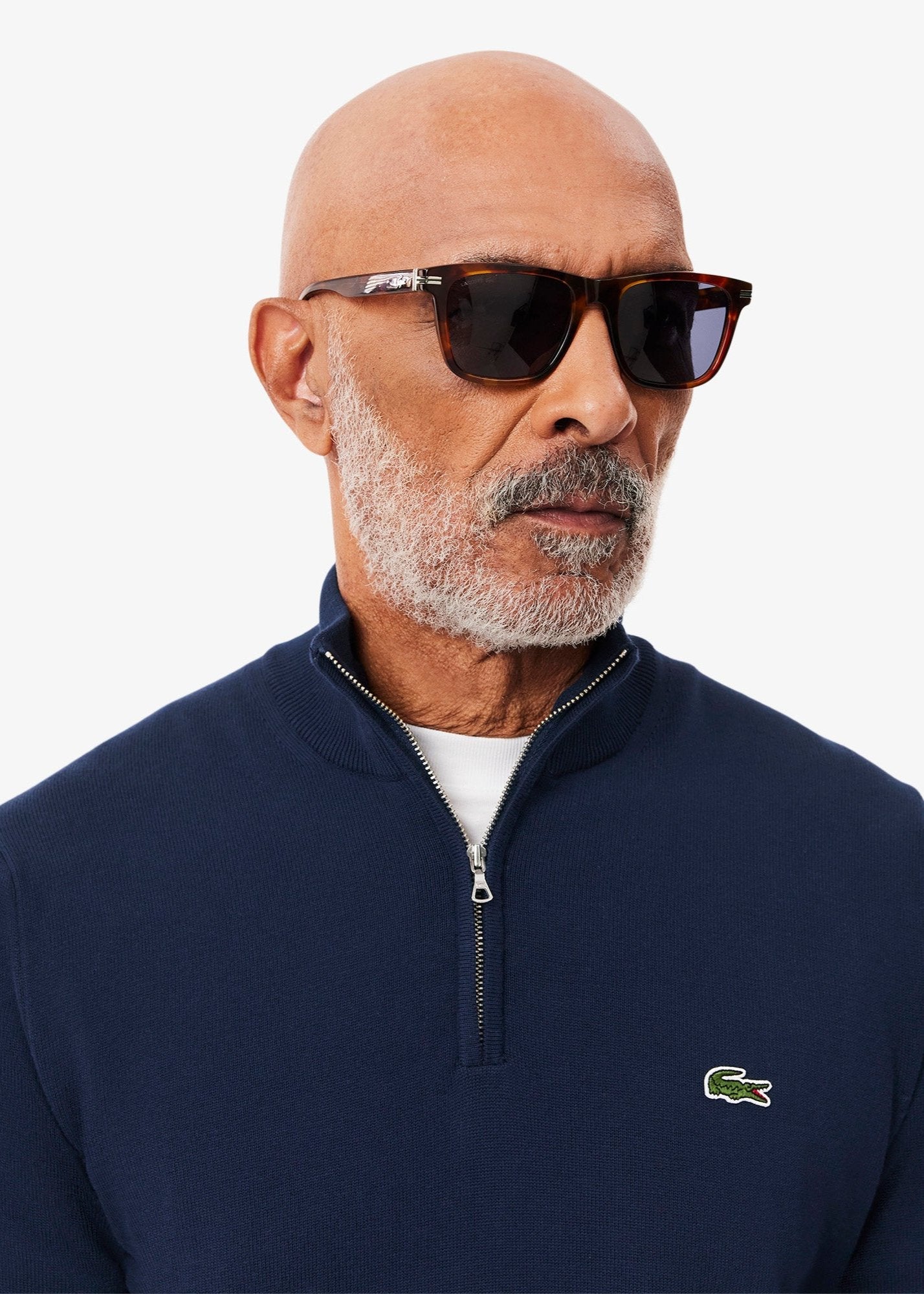 Pull camionneur Lacoste marine