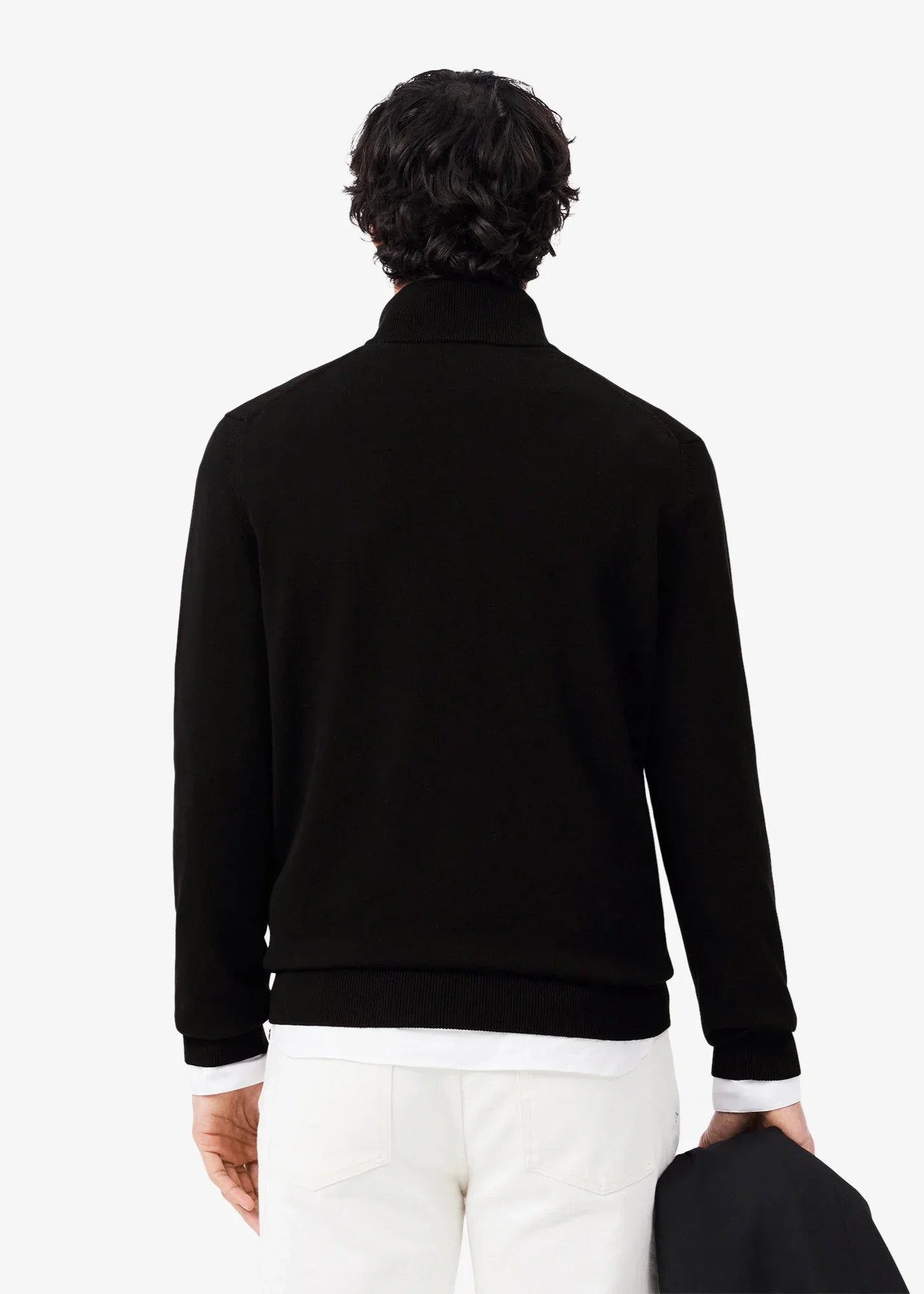 Pull camionneur Lacoste noir