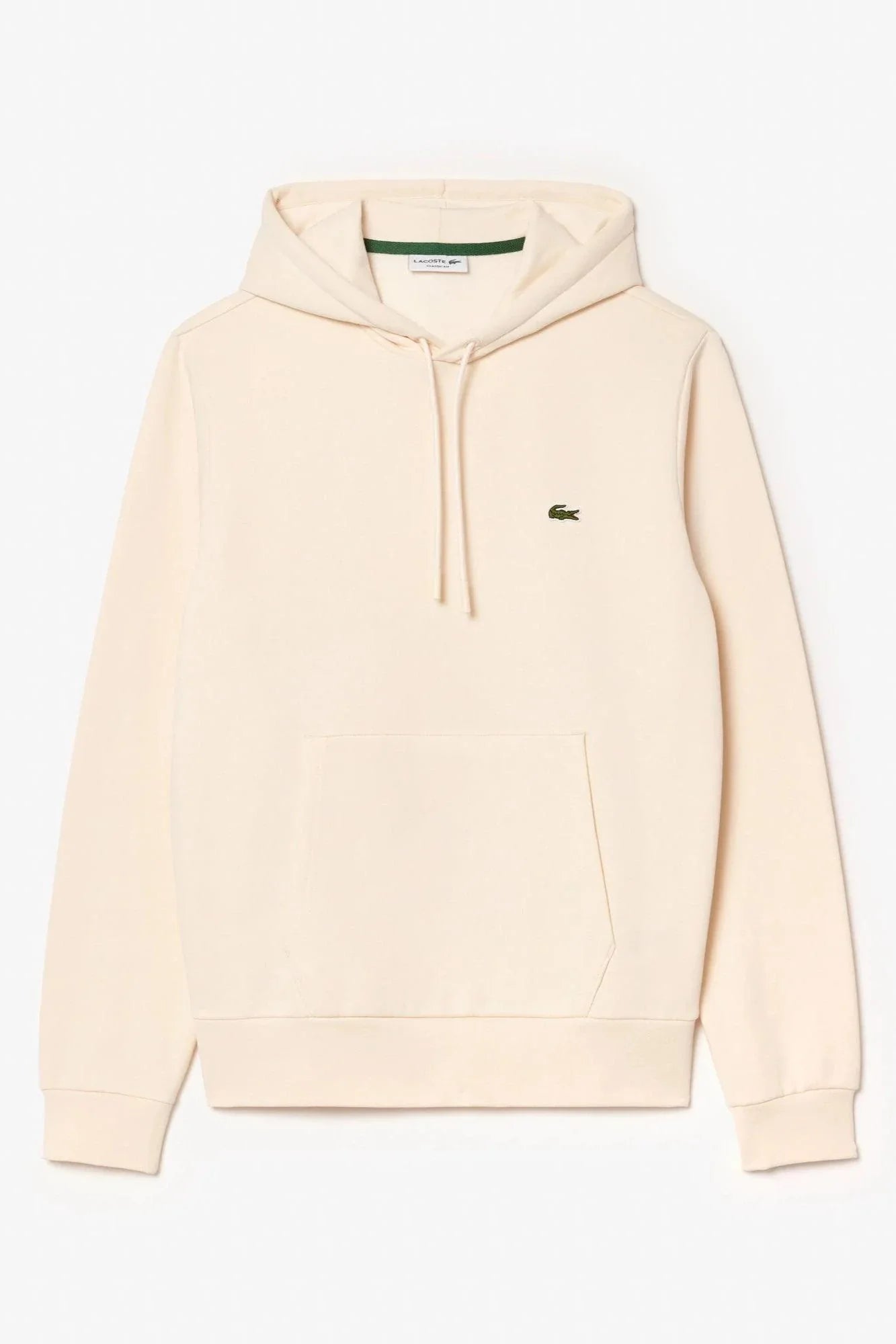 Sweat à capuche Lacoste beige