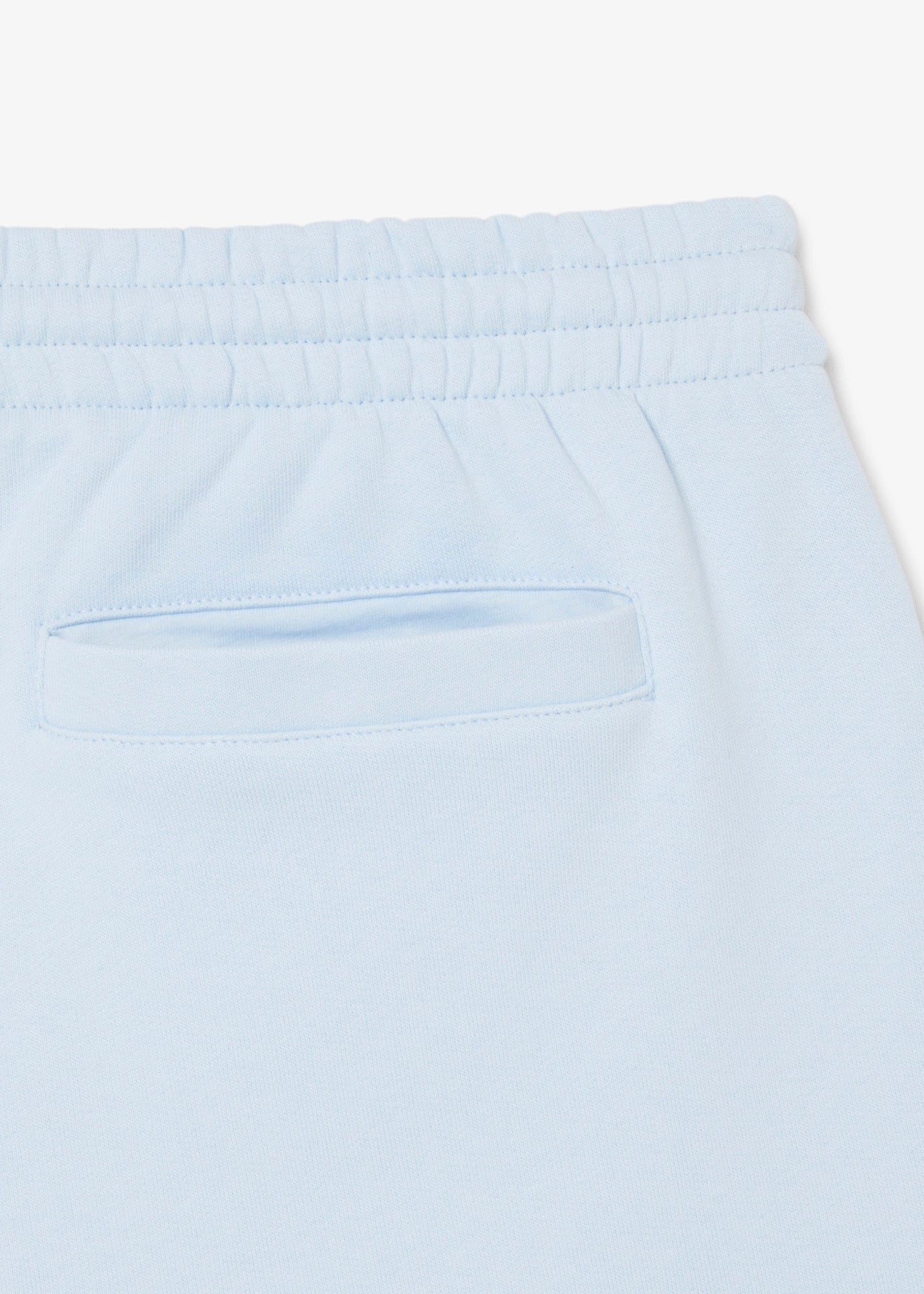 Short Lacoste bleu en molleton