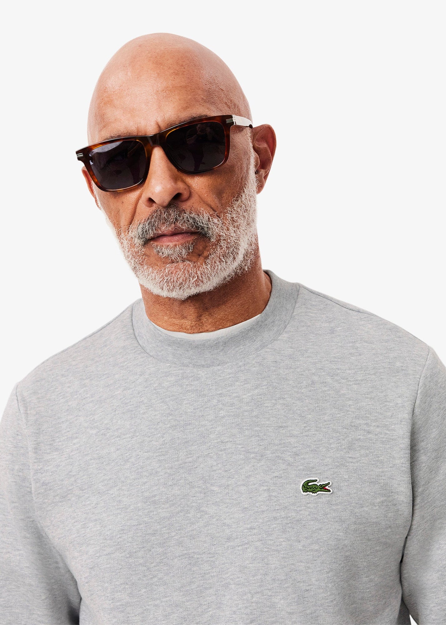 Sweat Lacoste gris