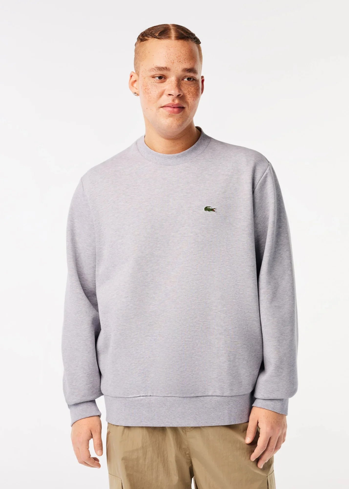 Sweat Lacoste gris