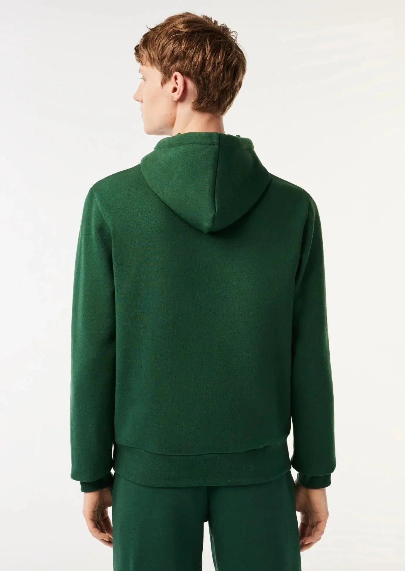 Sweat à capuche Lacoste vert