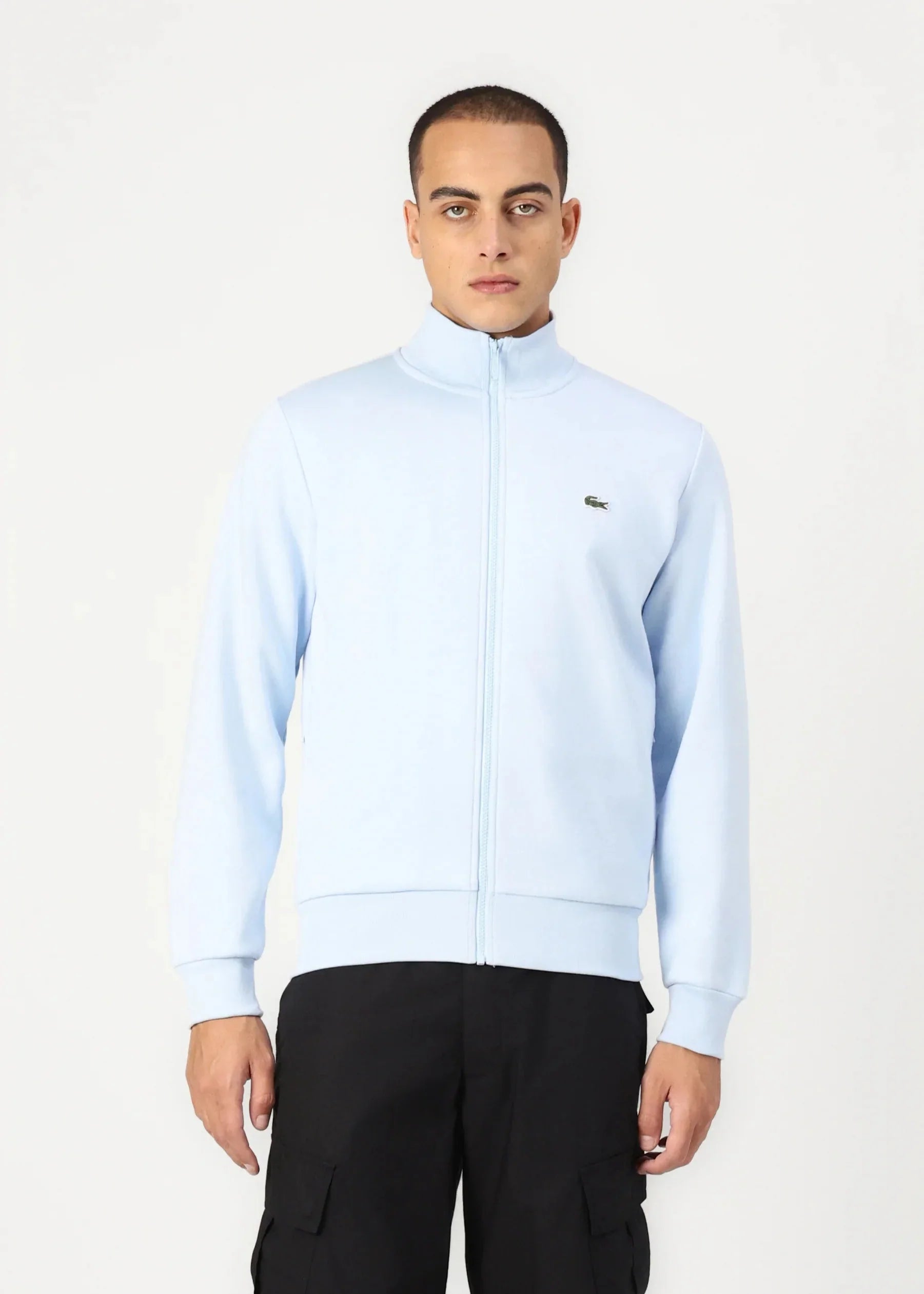 Sweat zippé Lacoste bleu