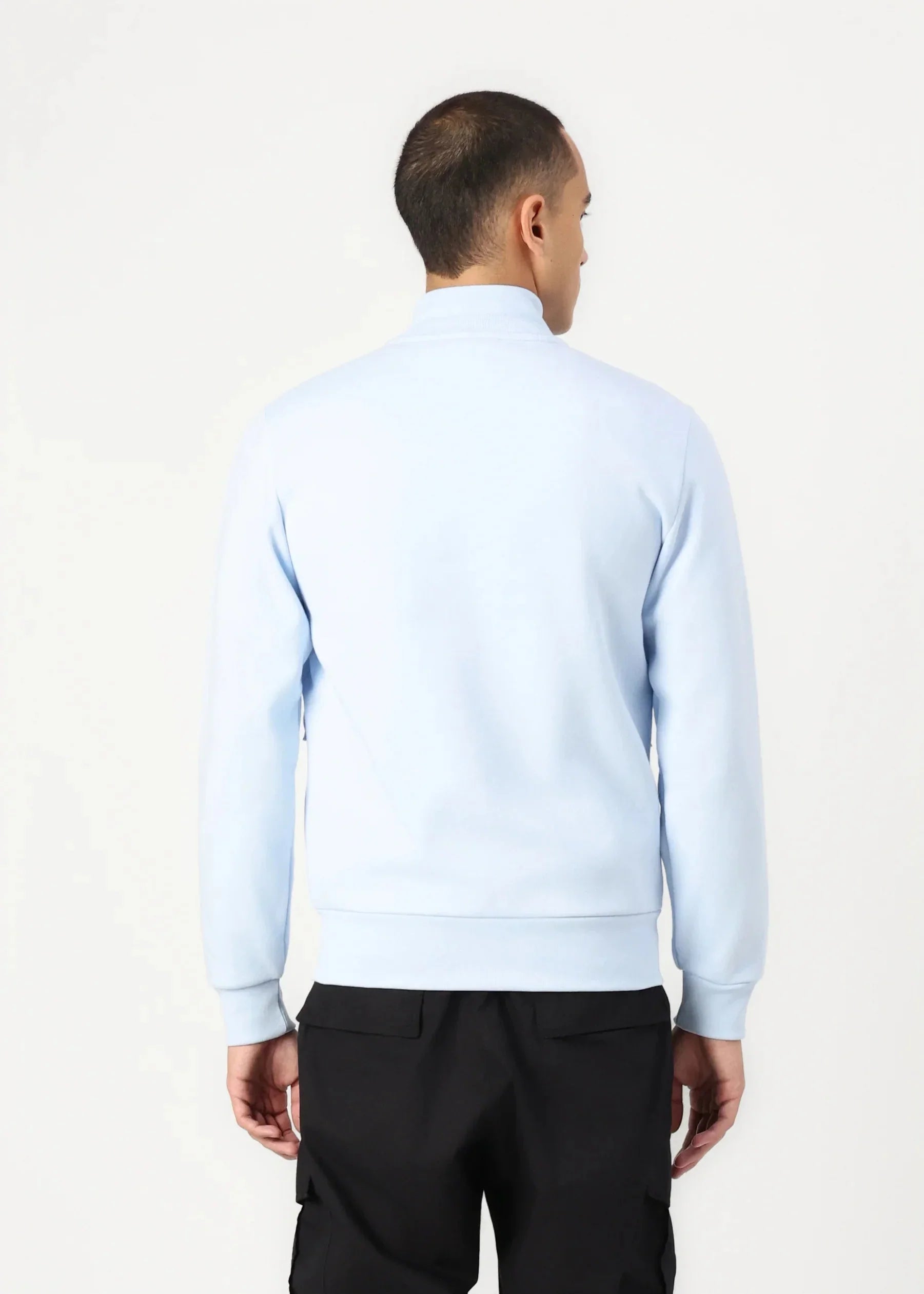 Sweat zippé Lacoste bleu