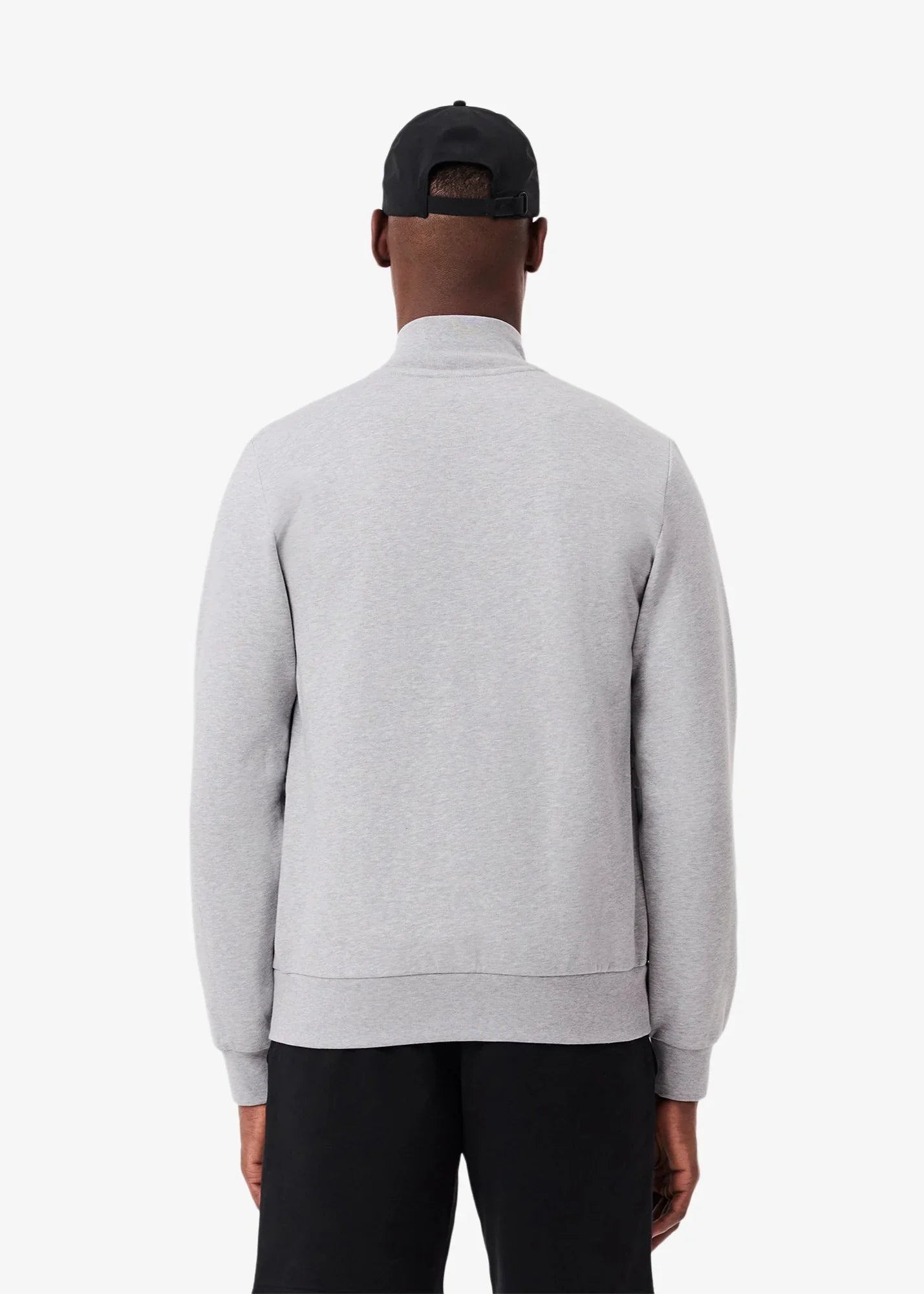 Sweat zippé Lacoste gris