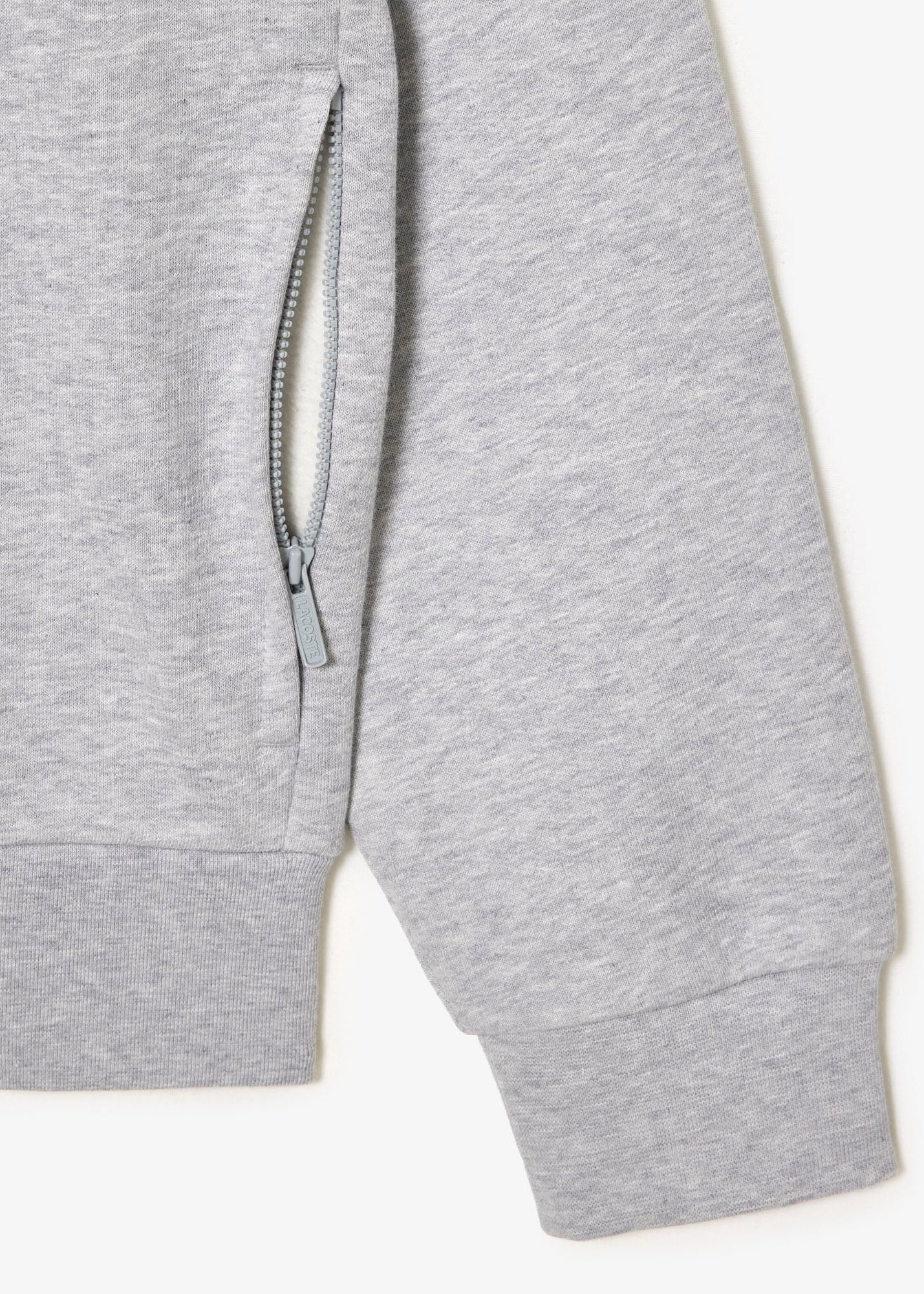 Sweat zippé Lacoste gris