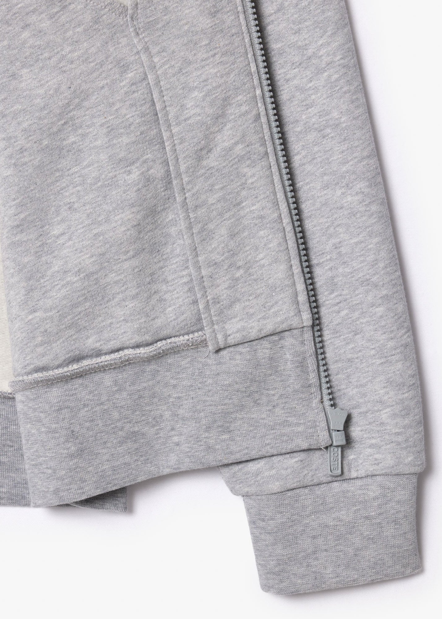 Sweat zippé Lacoste gris