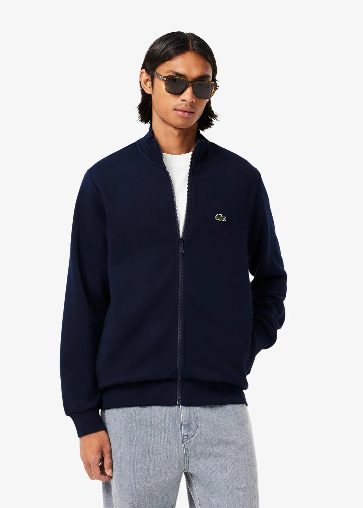 Sweat zippé Lacoste marine