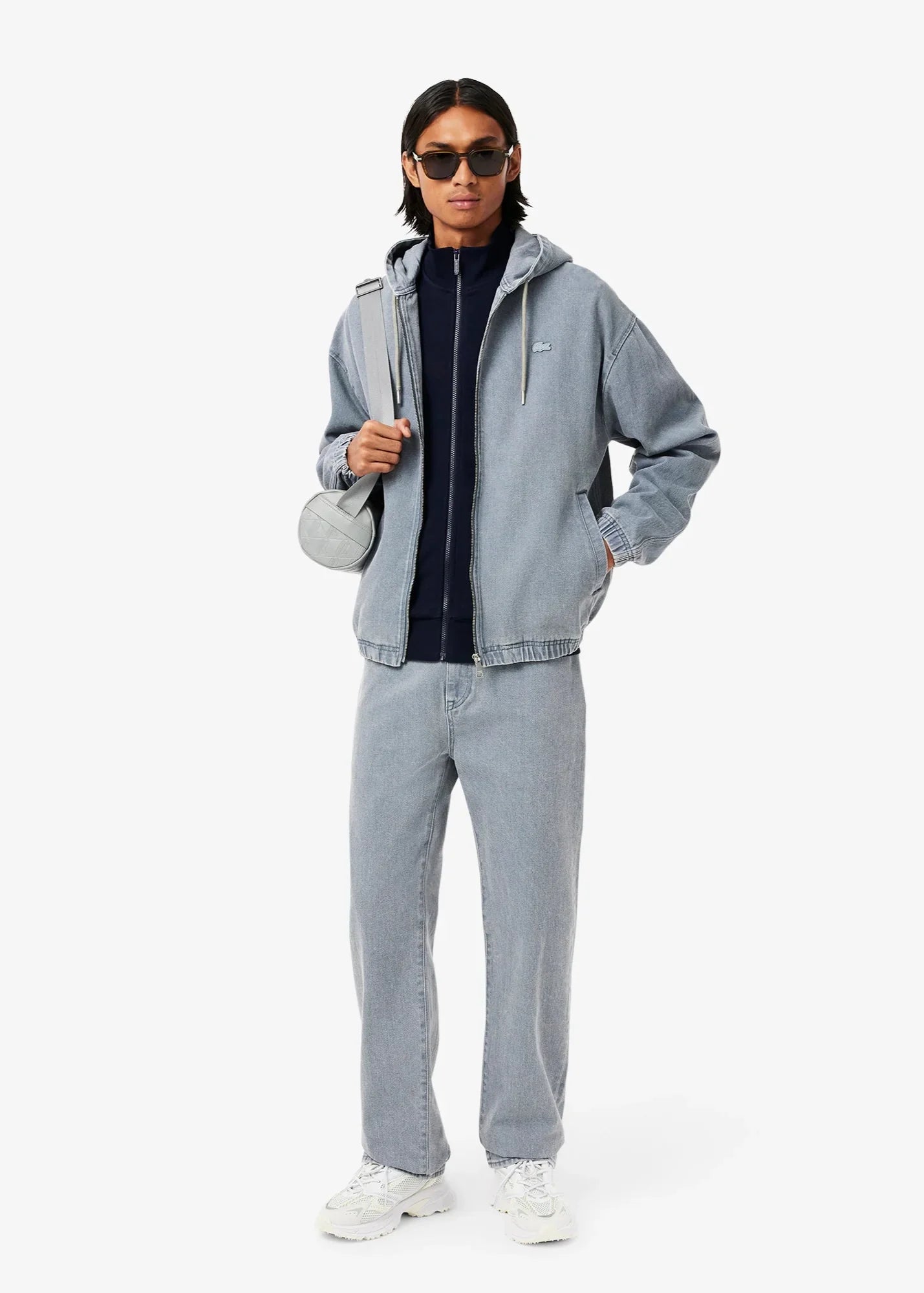 Sweat zippé Lacoste marine