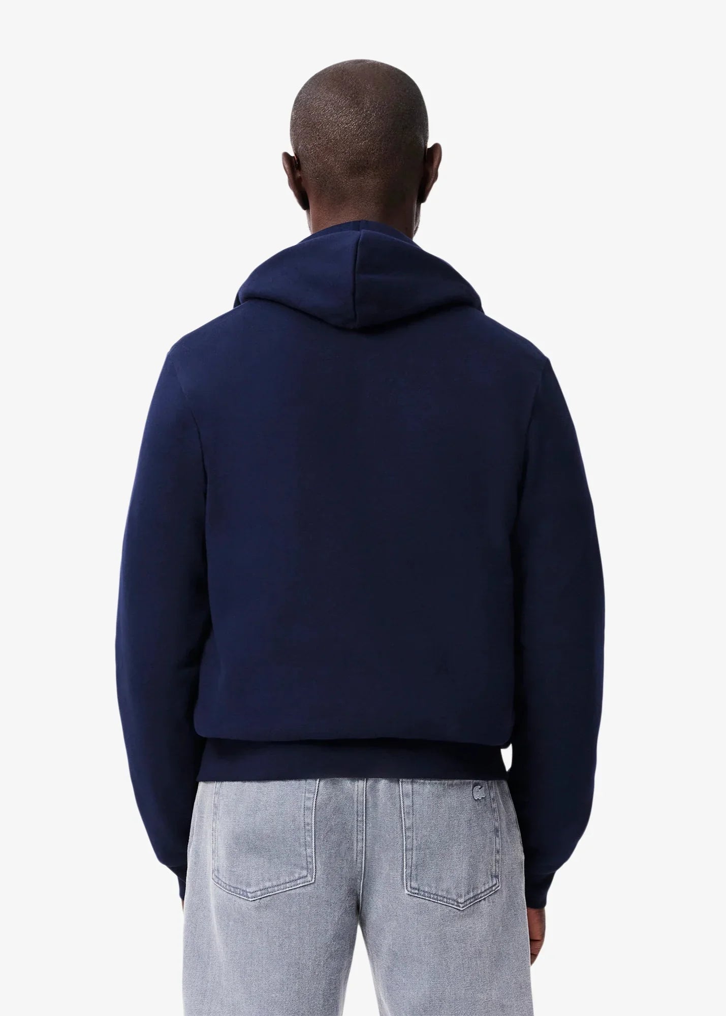 Sweat zippé à capuche Lacoste marine