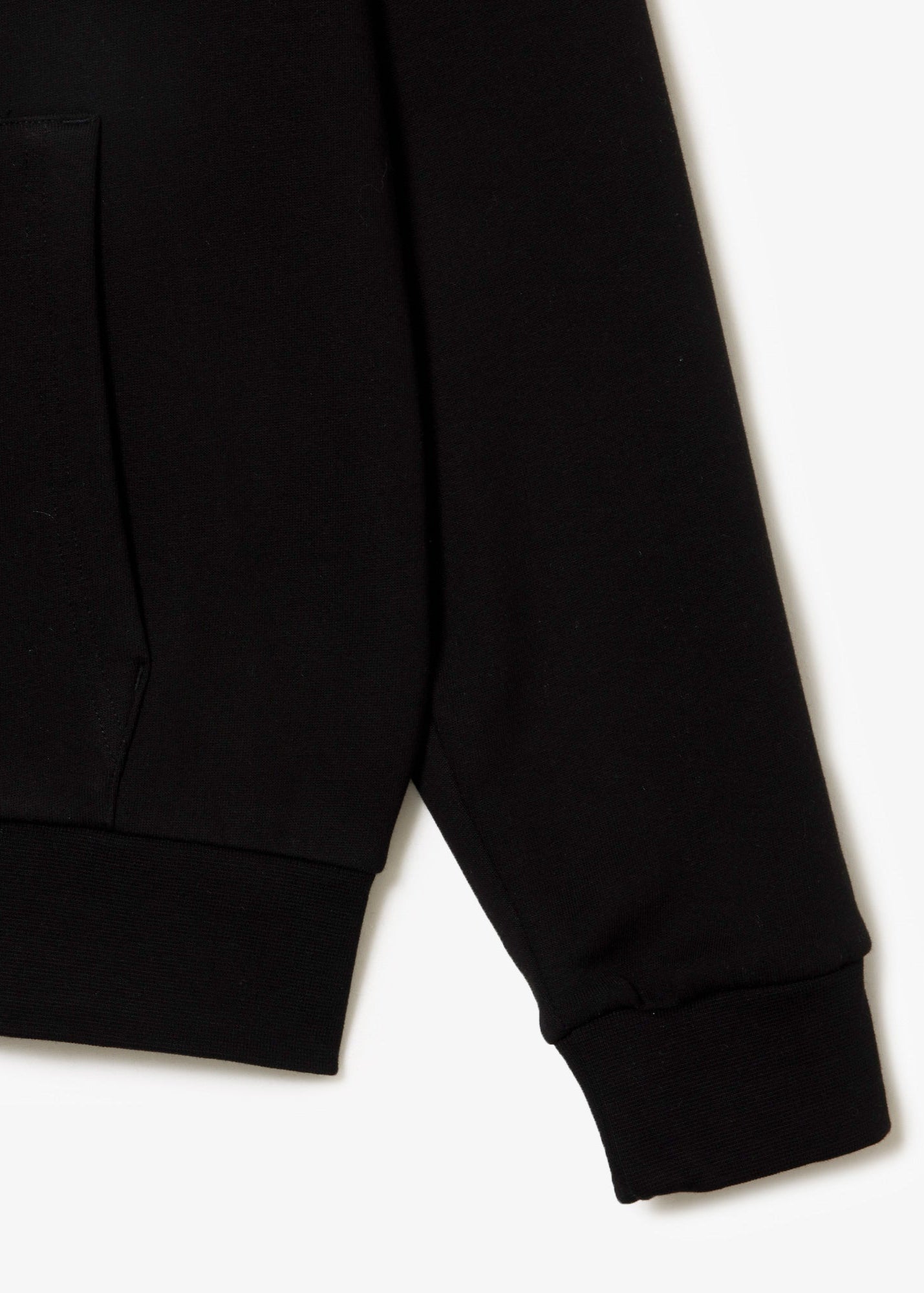 Sweat zippé à capuche Lacoste noir