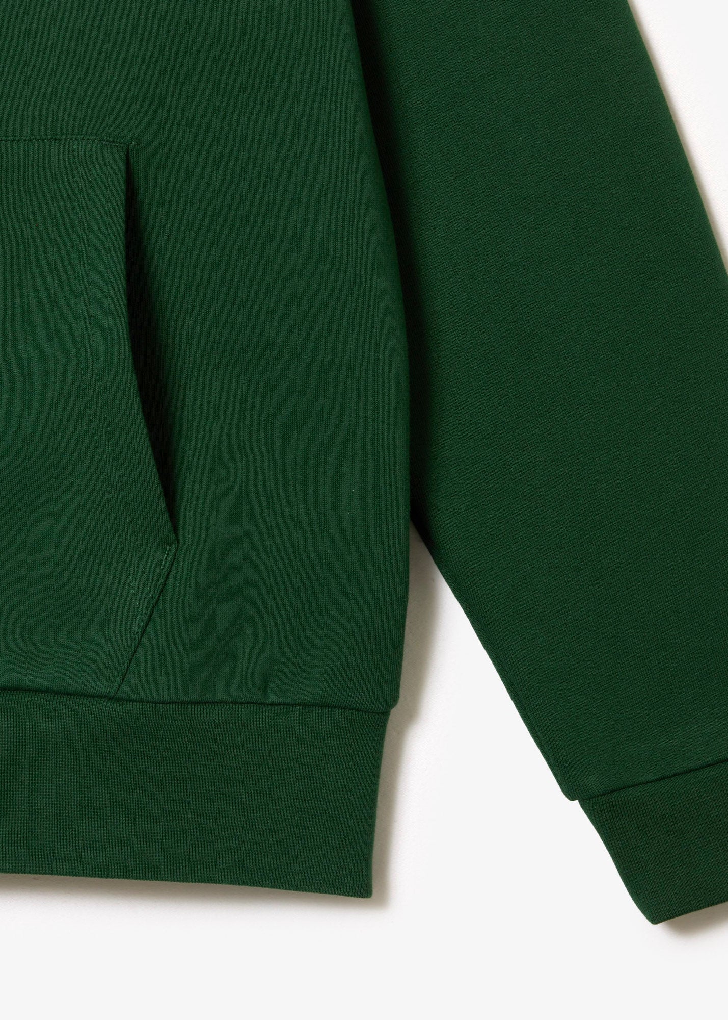 Sweat zippé à capuche Lacoste vert