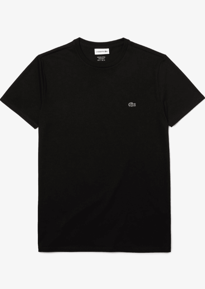 T-shirt Lacoste noir
