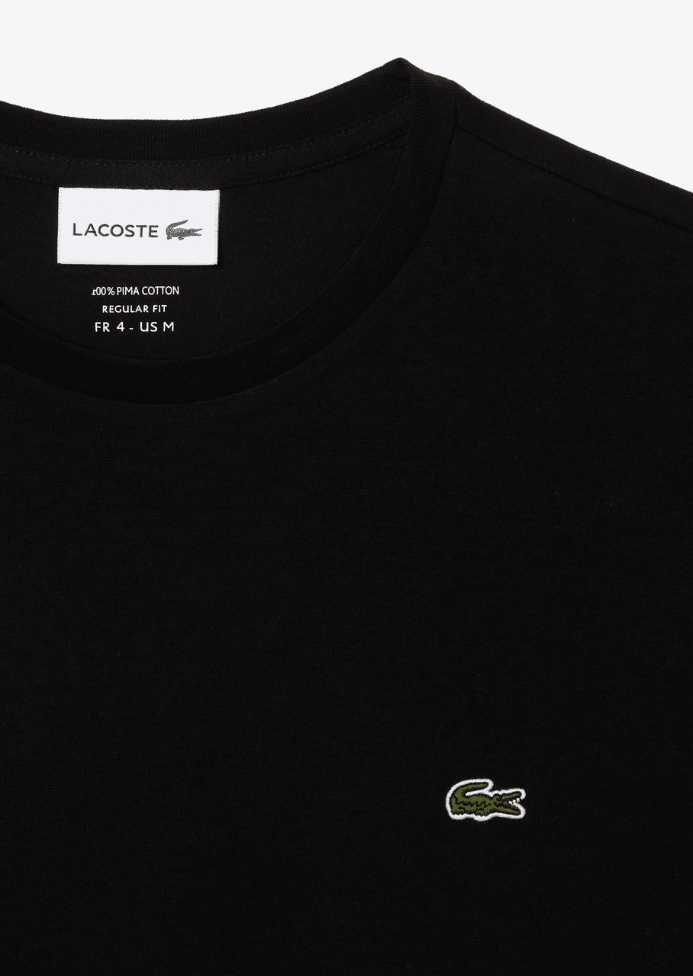 T-shirt Lacoste noir