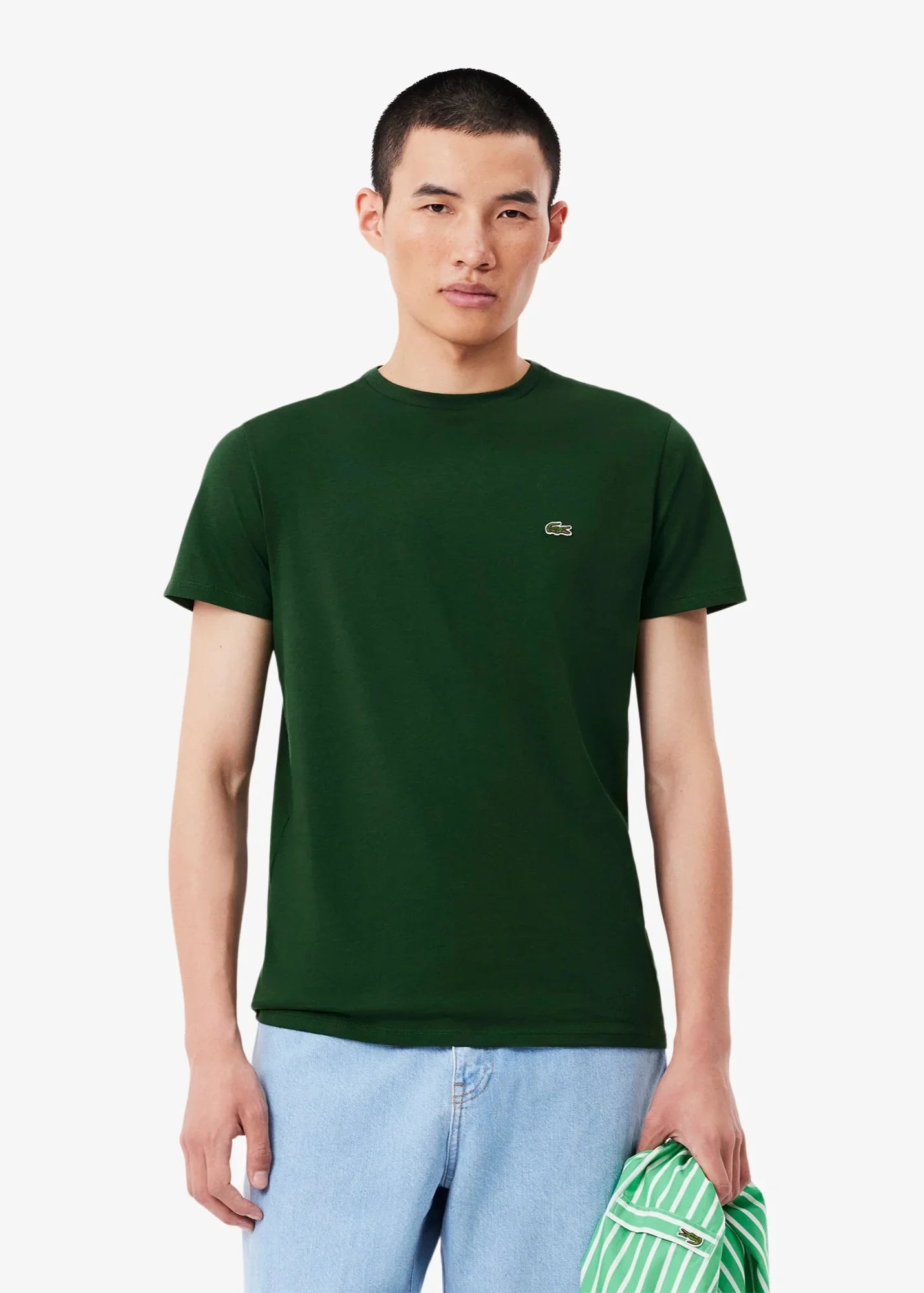 T-shirt Lacoste vert foncé