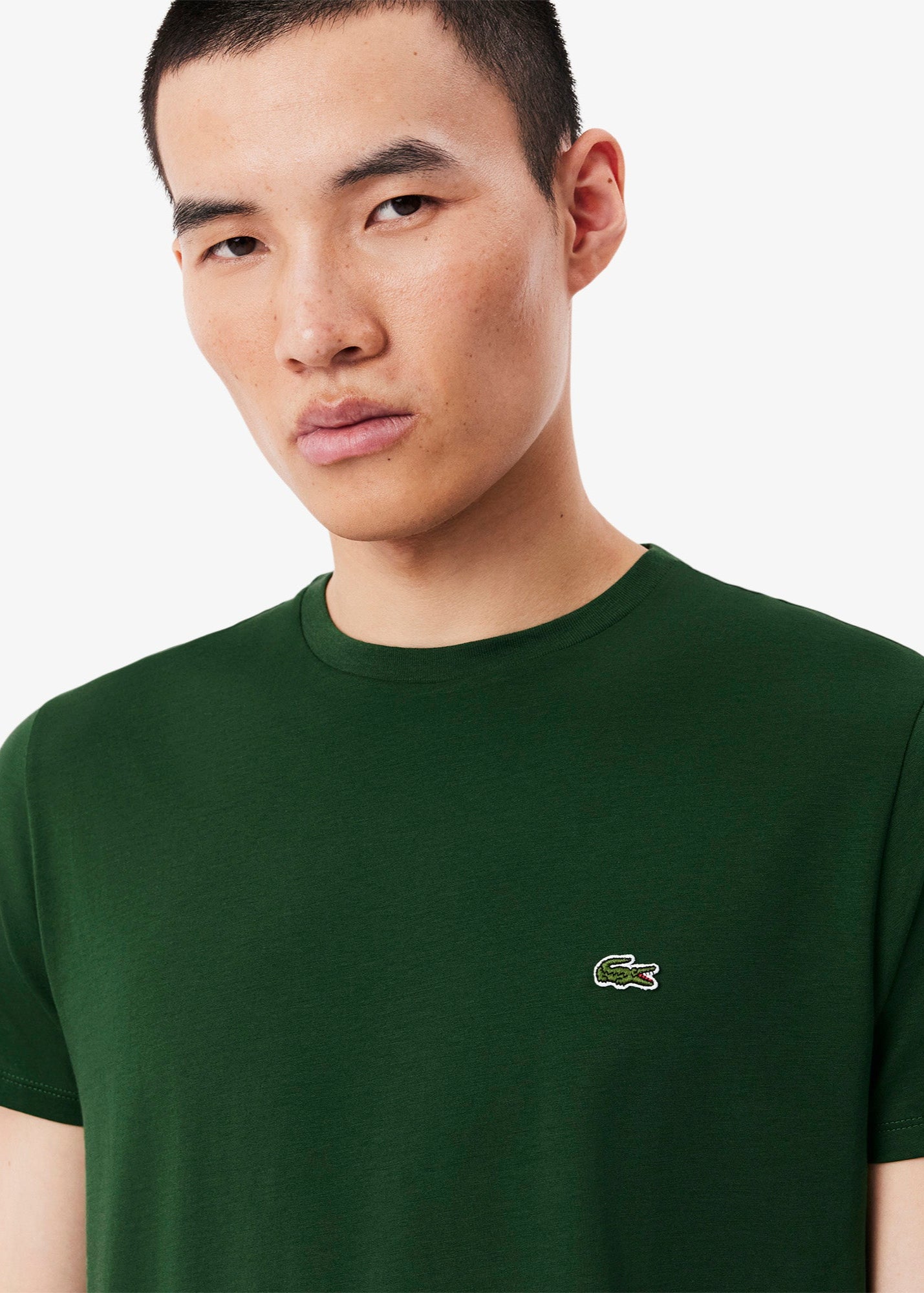 T-shirt Lacoste vert foncé