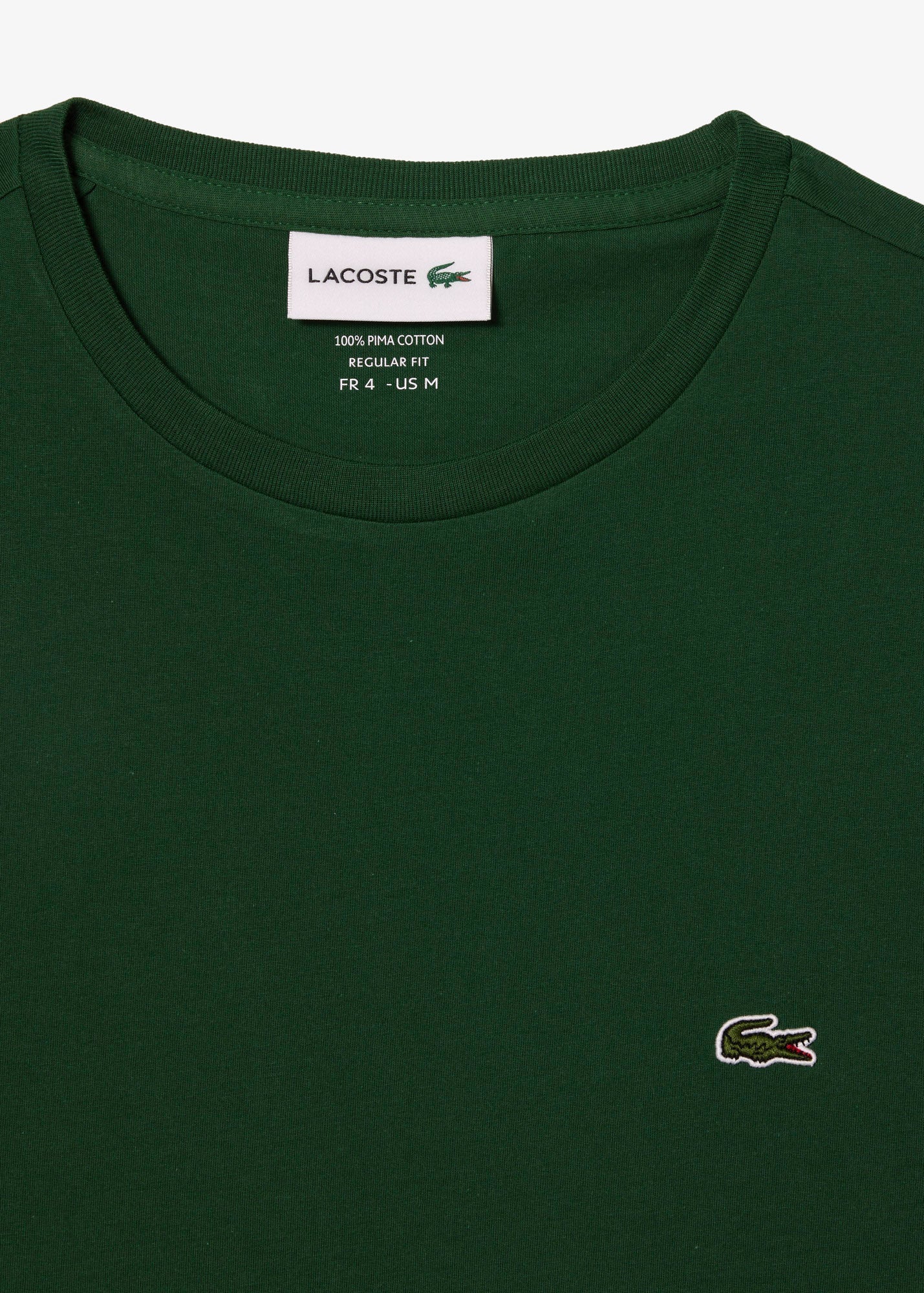 T-shirt Lacoste vert foncé