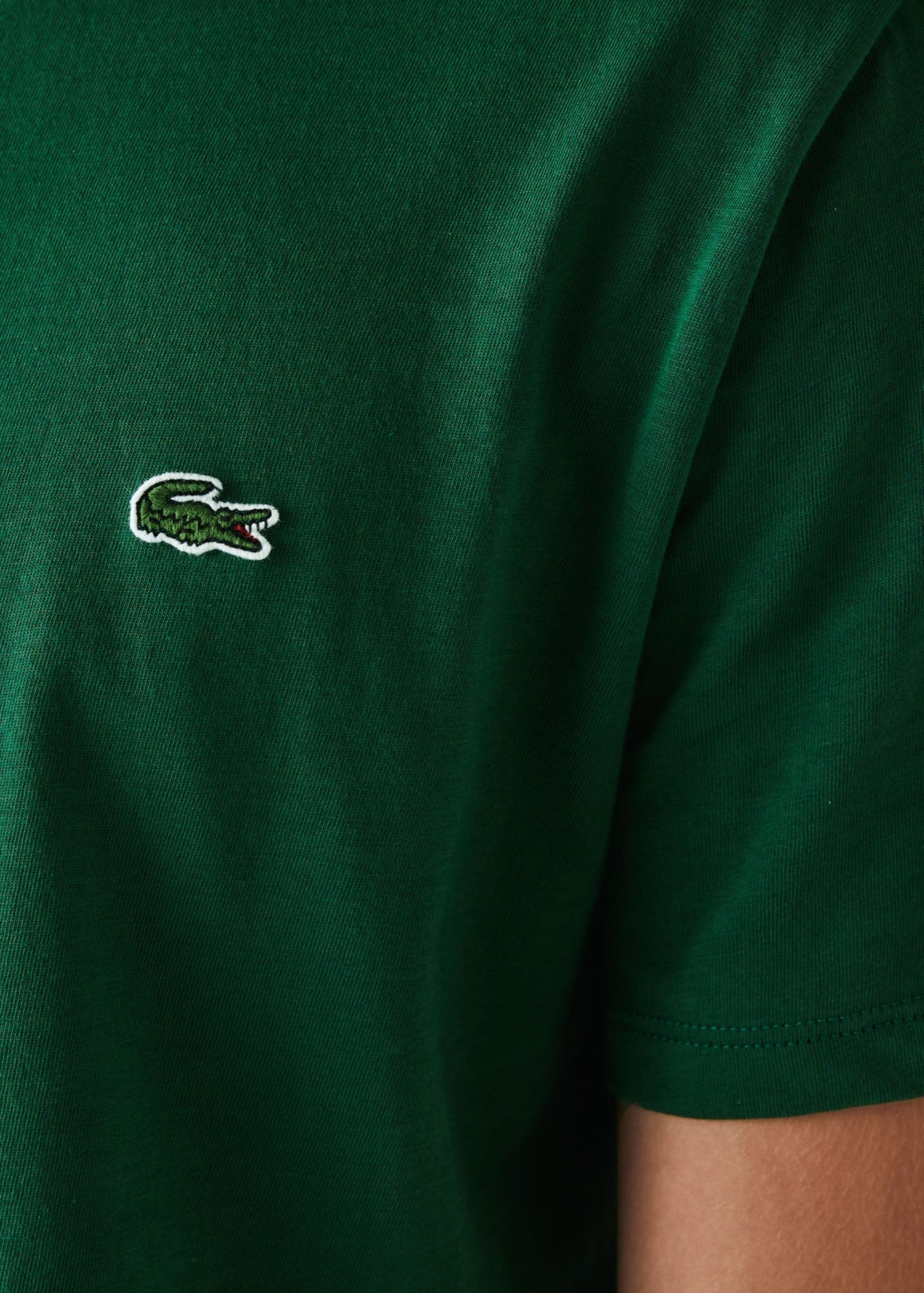 T-shirt Lacoste vert foncé