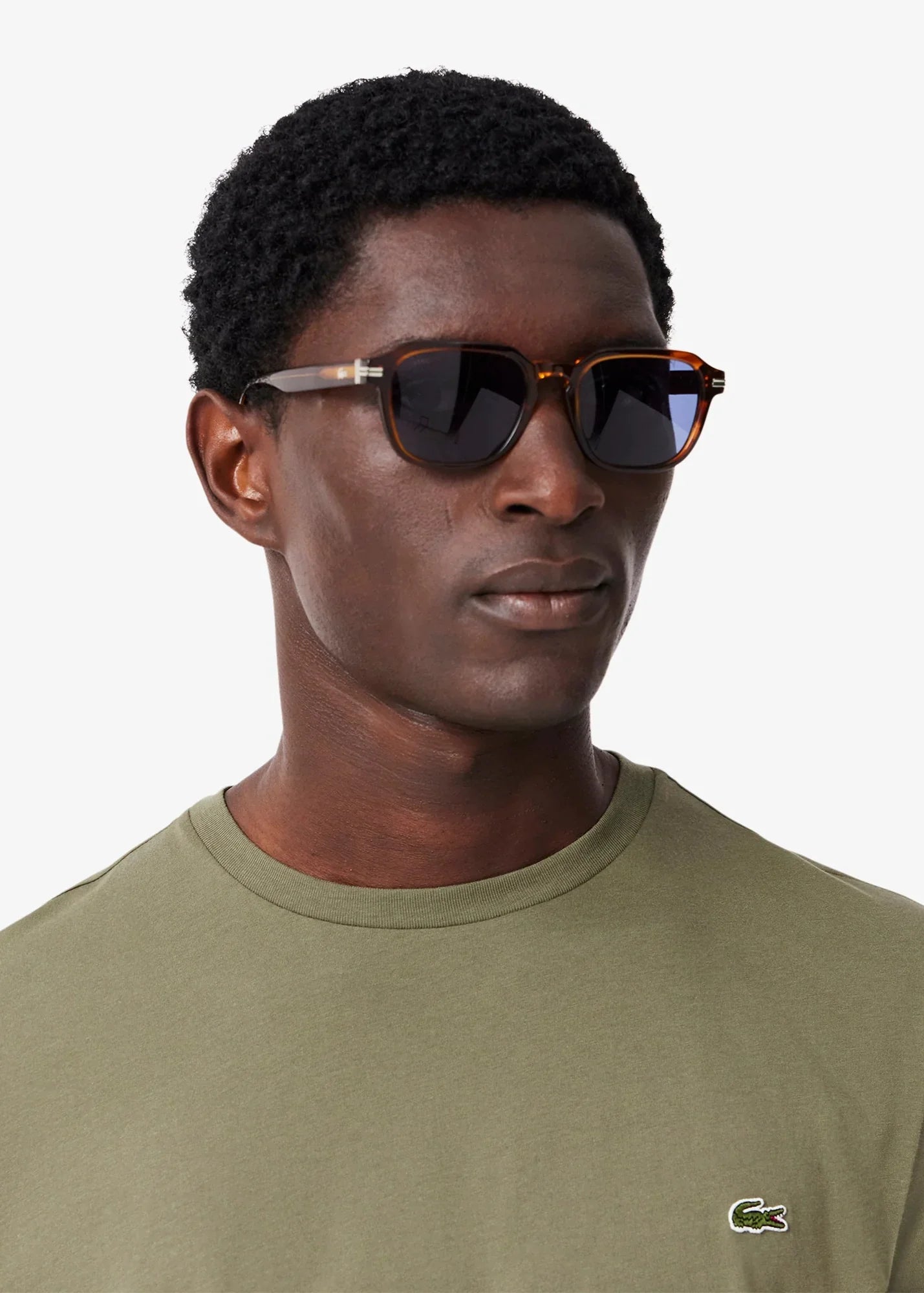 T-shirt Lacoste kaki