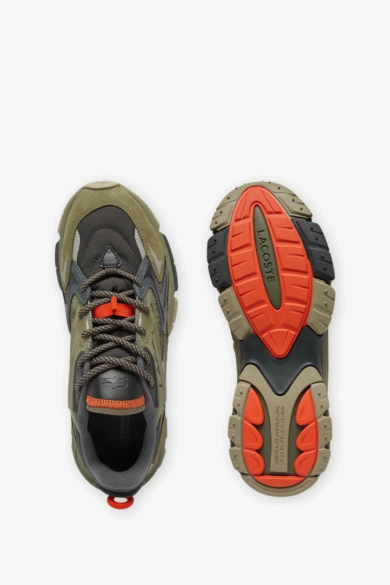 Baskets Lacoste kaki