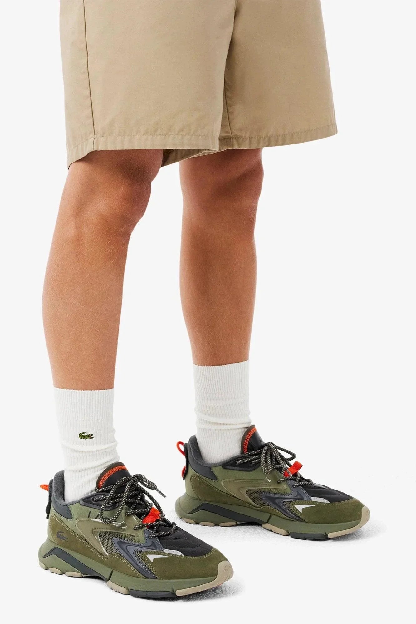 Baskets Lacoste kaki