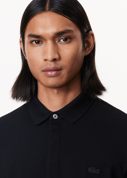 Polo Paris manches longues Lacoste noir