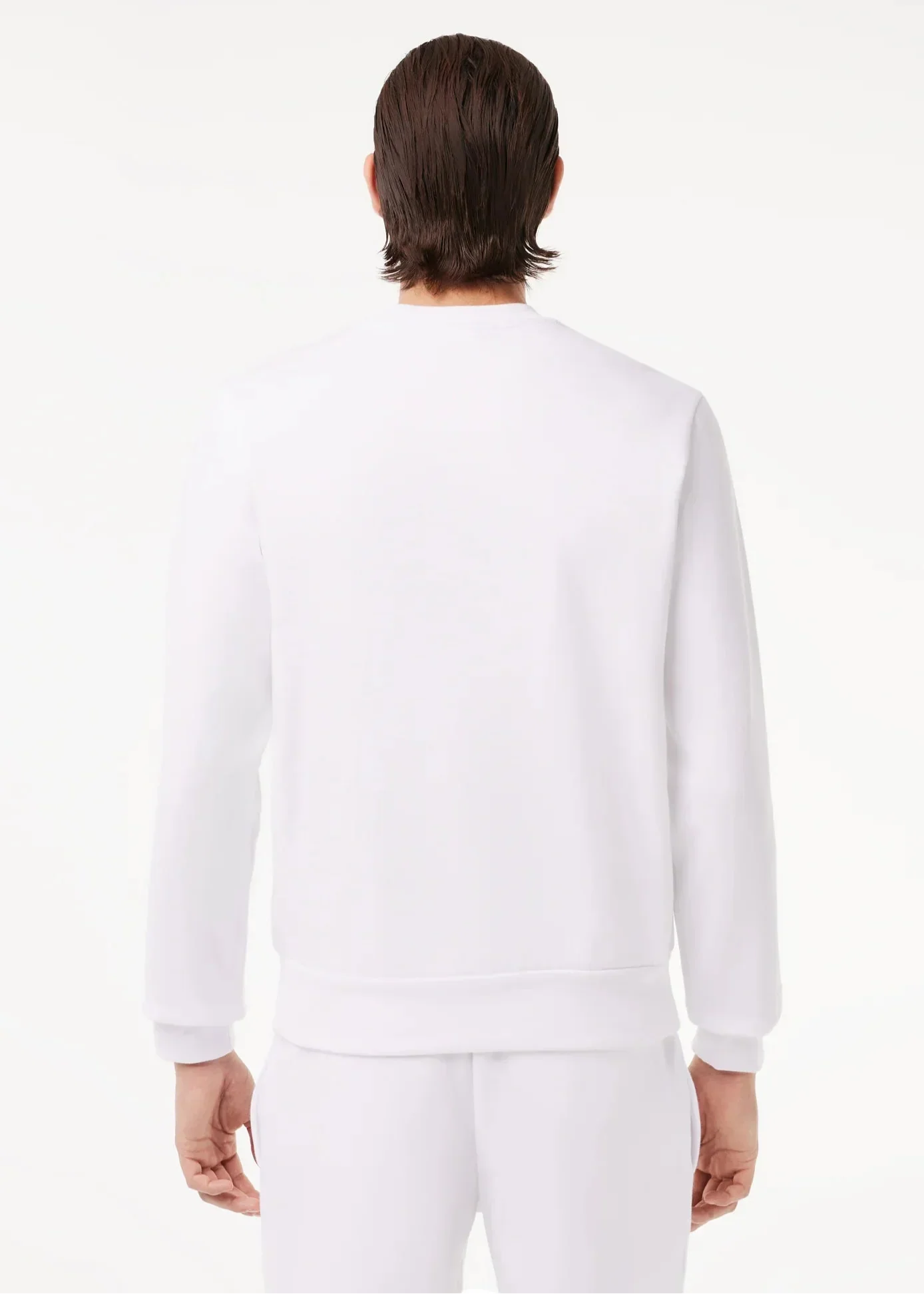 Sweat Lacoste blanc