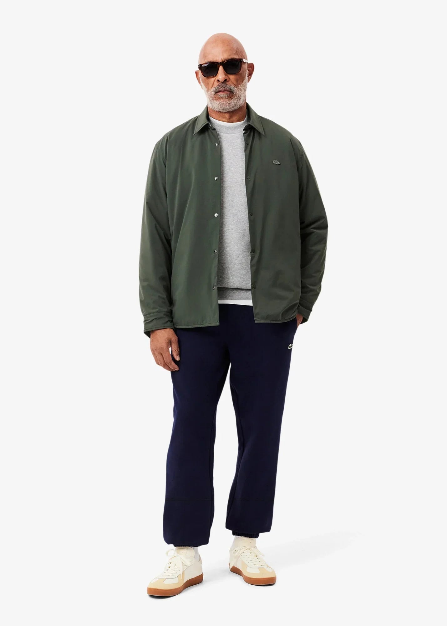 Sweat Lacoste gris